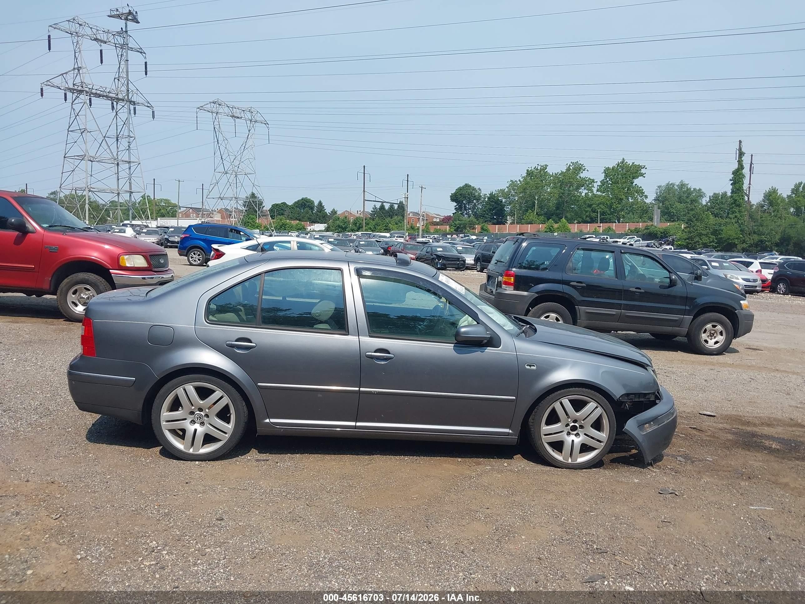 2004 Volkswagen Jetta Gls 2.0l Gray vin: 3VWSK69M94M055025
