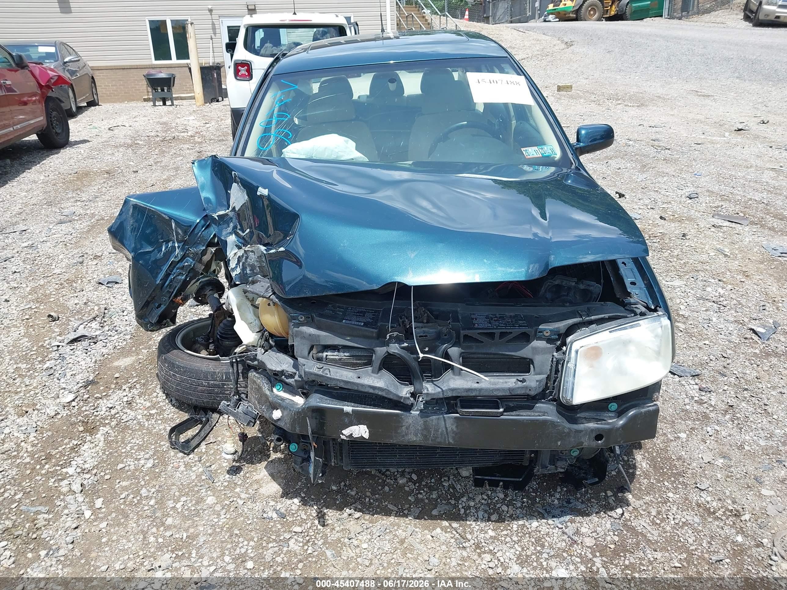 2002 Volkswagen Jetta Gls Blue vin: 3VWSK69MX2M183528