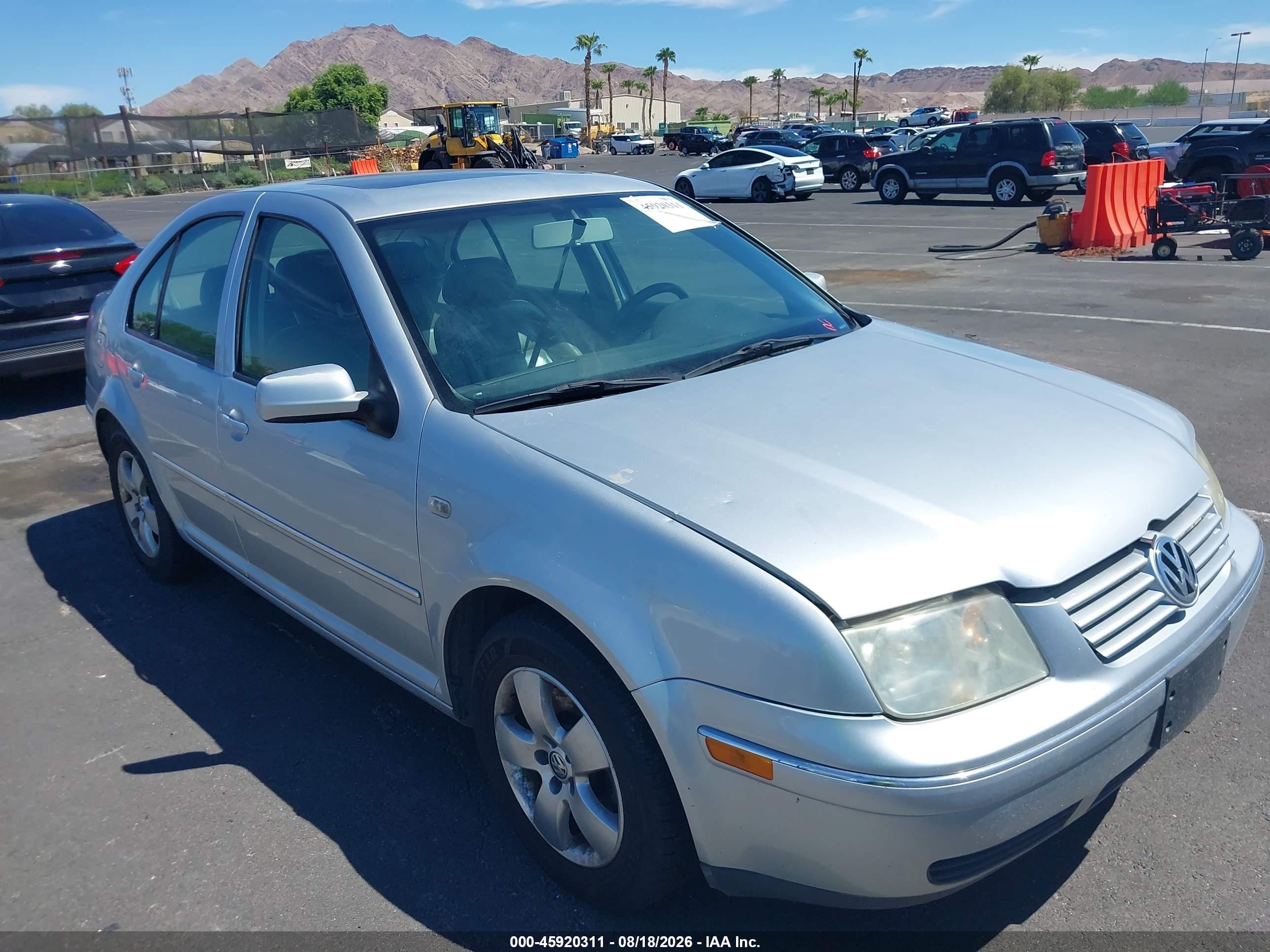 2004 Volkswagen Jetta Gls 2.0l Серебряный vin: 3VWSK69MX4M009607