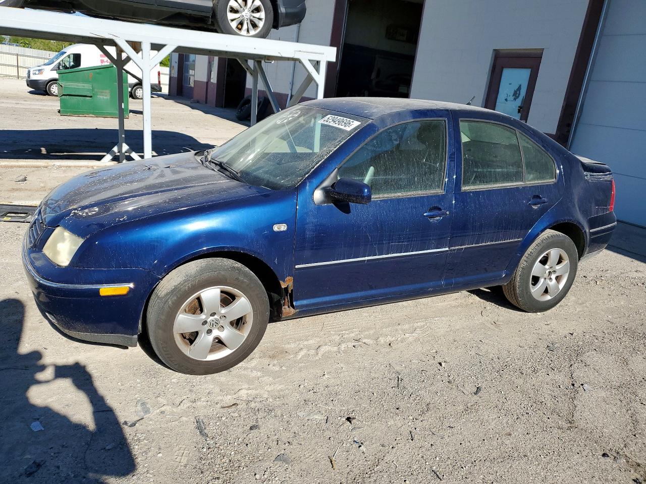 2004 Volkswagen Jetta Gls Blue vin: 3VWSK69MX4M033258