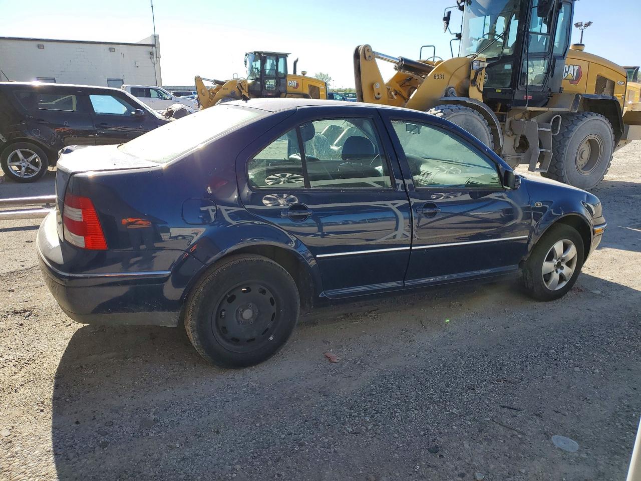 2004 Volkswagen Jetta Gls Blue vin: 3VWSK69MX4M033258