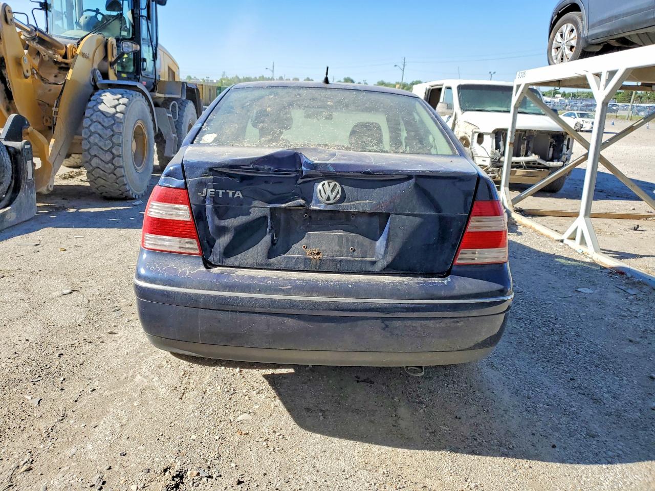 2004 Volkswagen Jetta Gls Blue vin: 3VWSK69MX4M033258