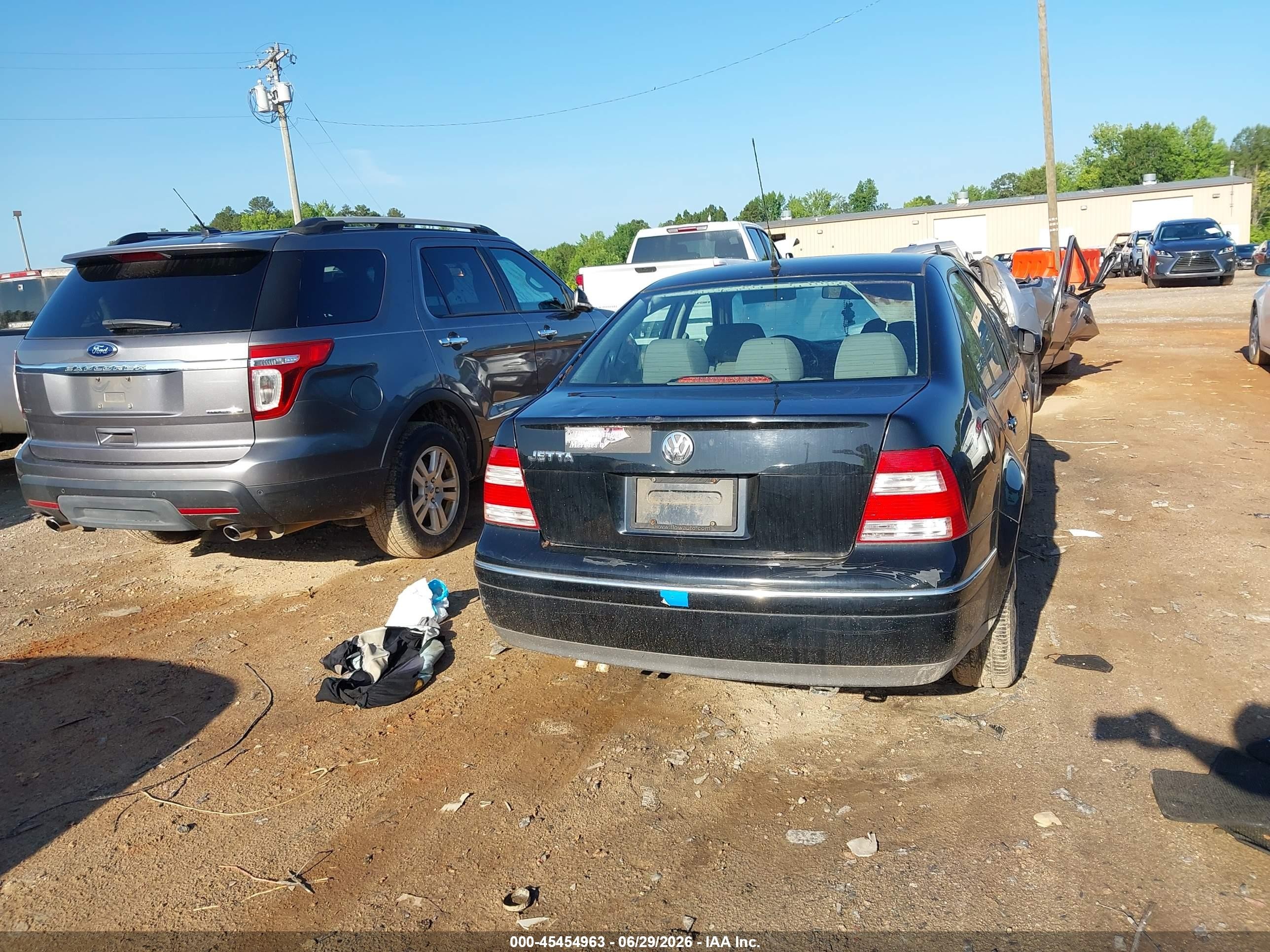 2004 Volkswagen Jetta Gls 2.0l Black vin: 3VWSK69MX4M103597