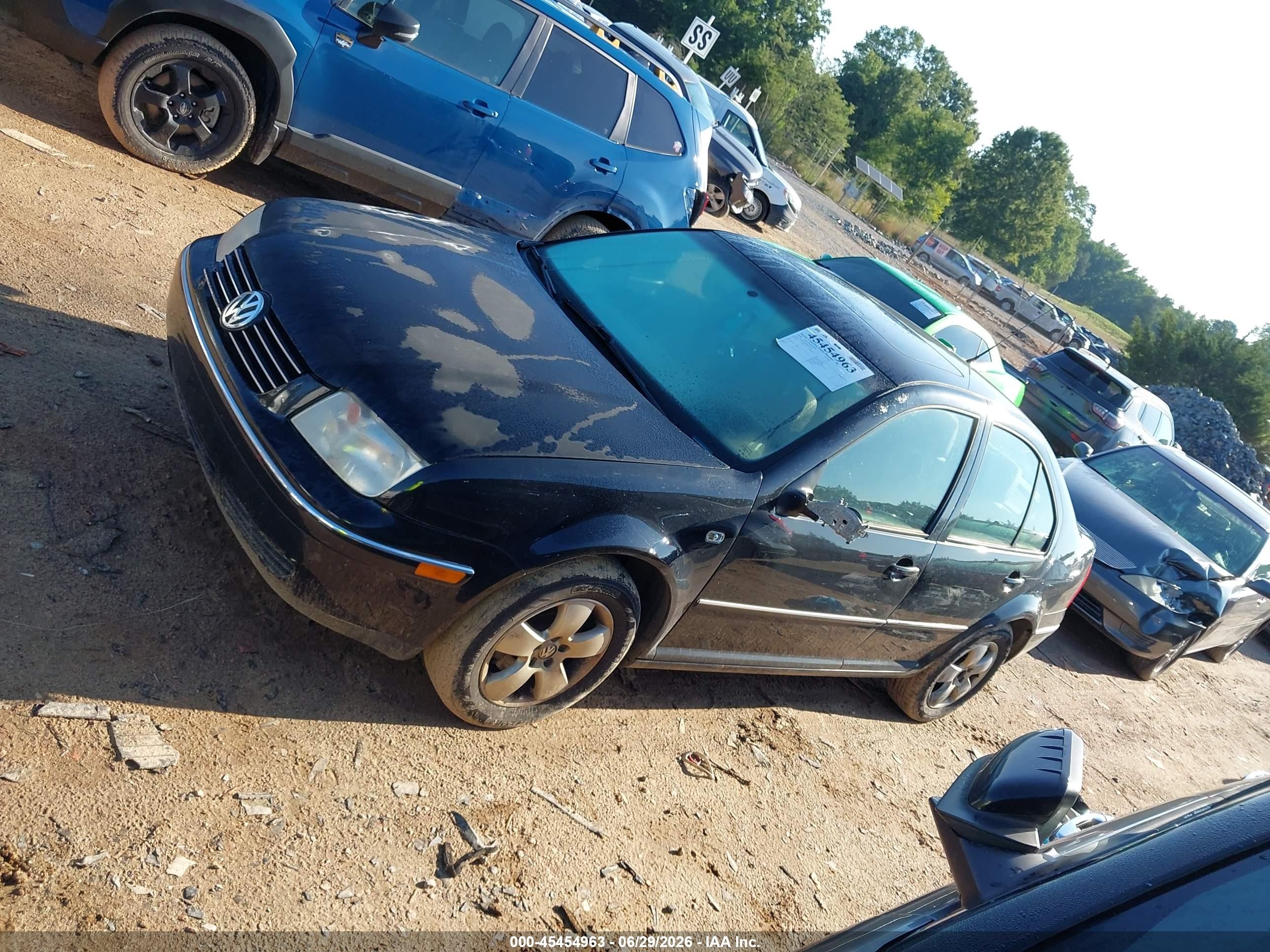2004 Volkswagen Jetta Gls 2.0l Black vin: 3VWSK69MX4M103597