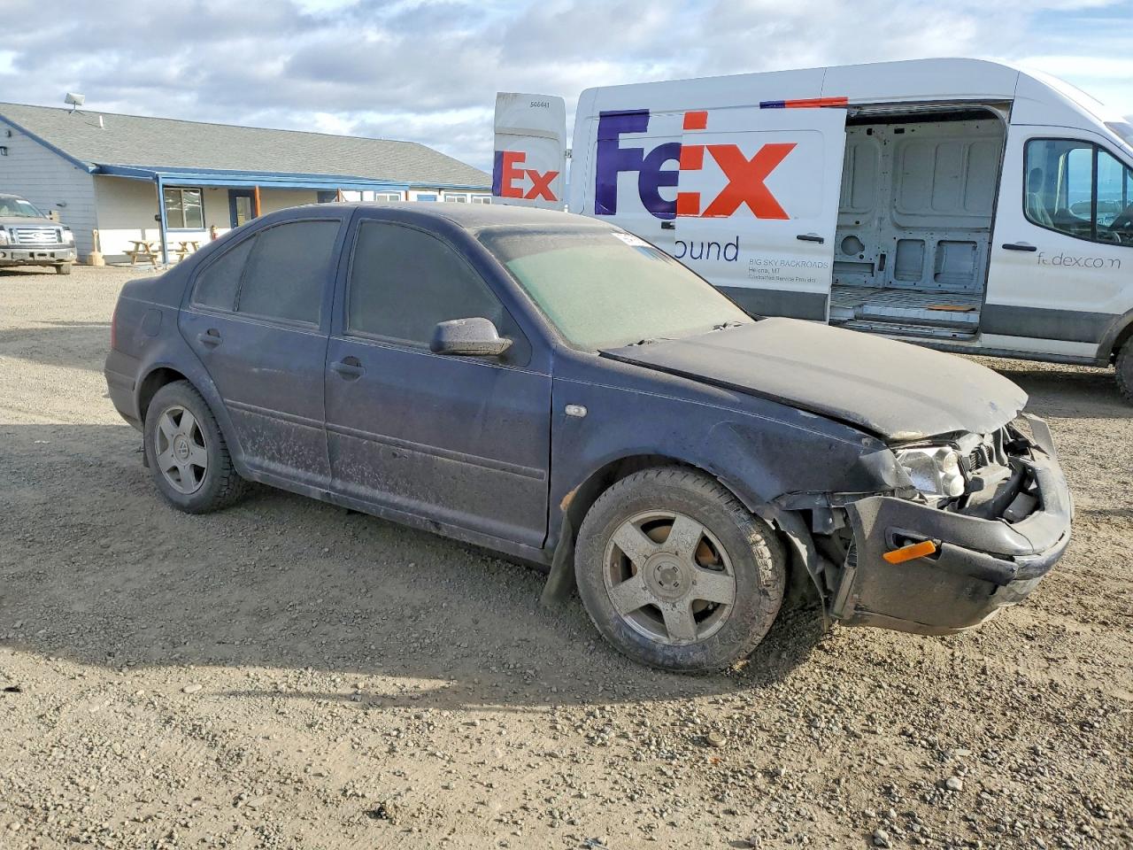 2002 Volkswagen Jetta Gls Tdi Blue vin: 3VWSP69M02M033588