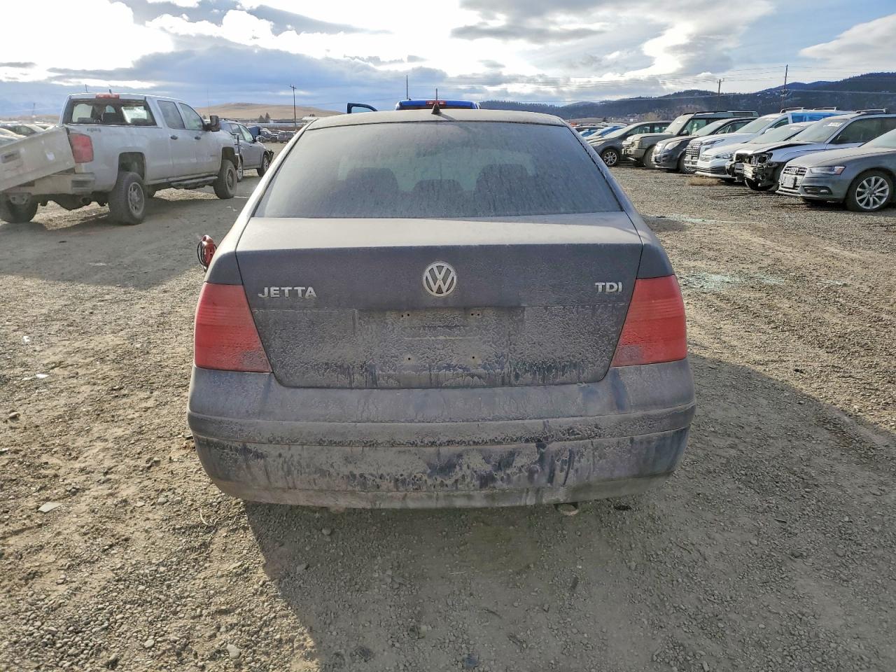 2002 Volkswagen Jetta Gls Tdi Blue vin: 3VWSP69M02M033588
