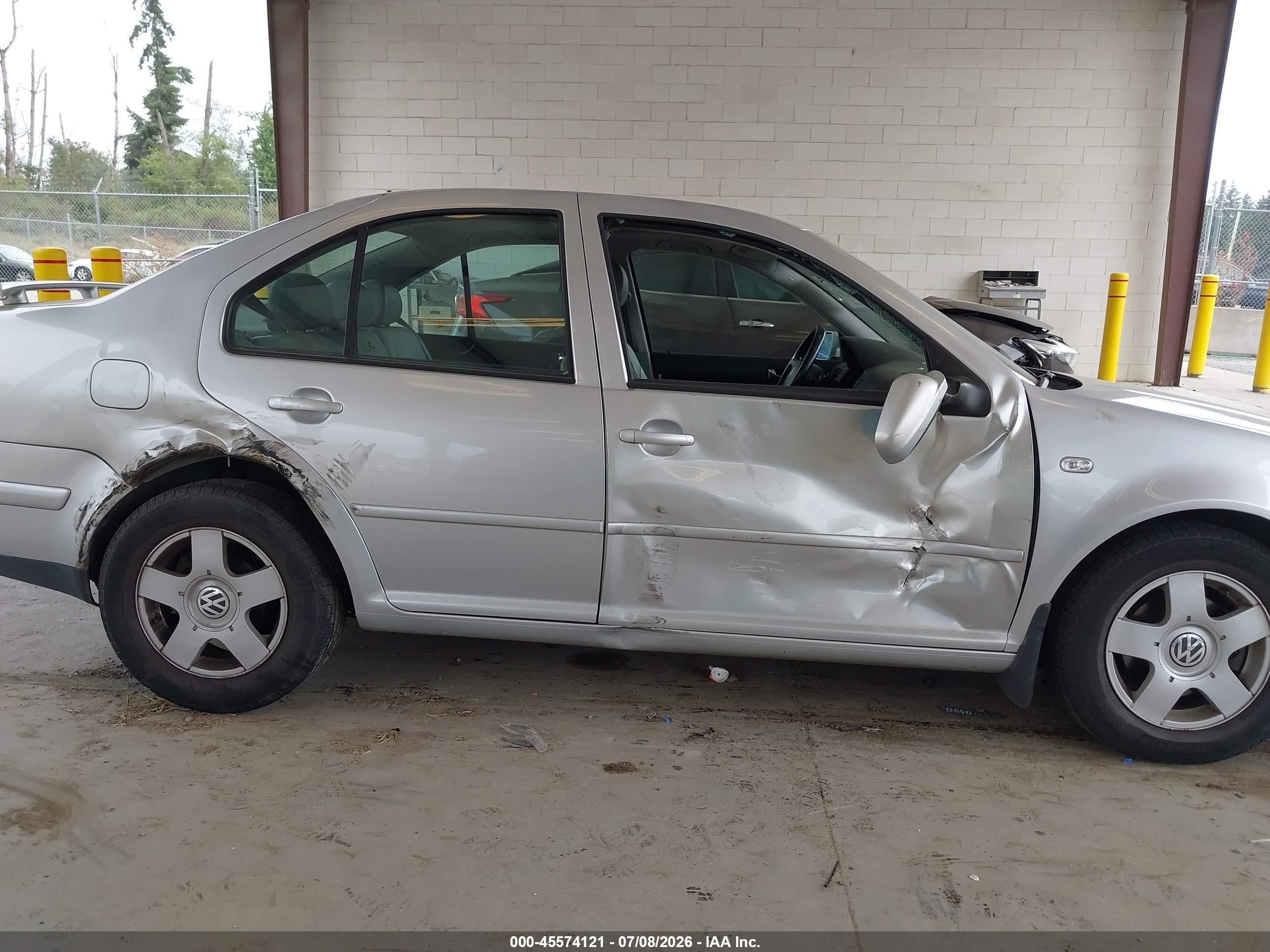 2002 Volkswagen Jetta Gls Tdi Silver vin: 3VWSP69M02M054084