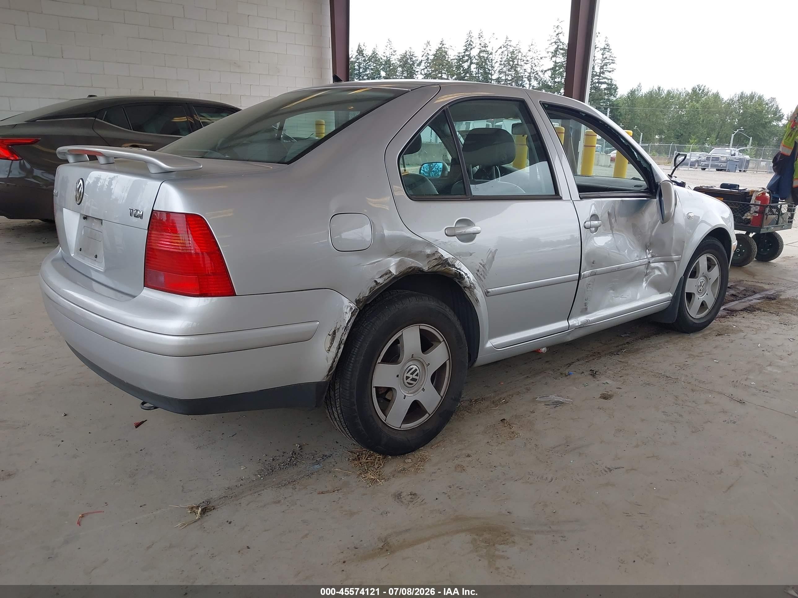 2002 Volkswagen Jetta Gls Tdi Silver vin: 3VWSP69M02M054084