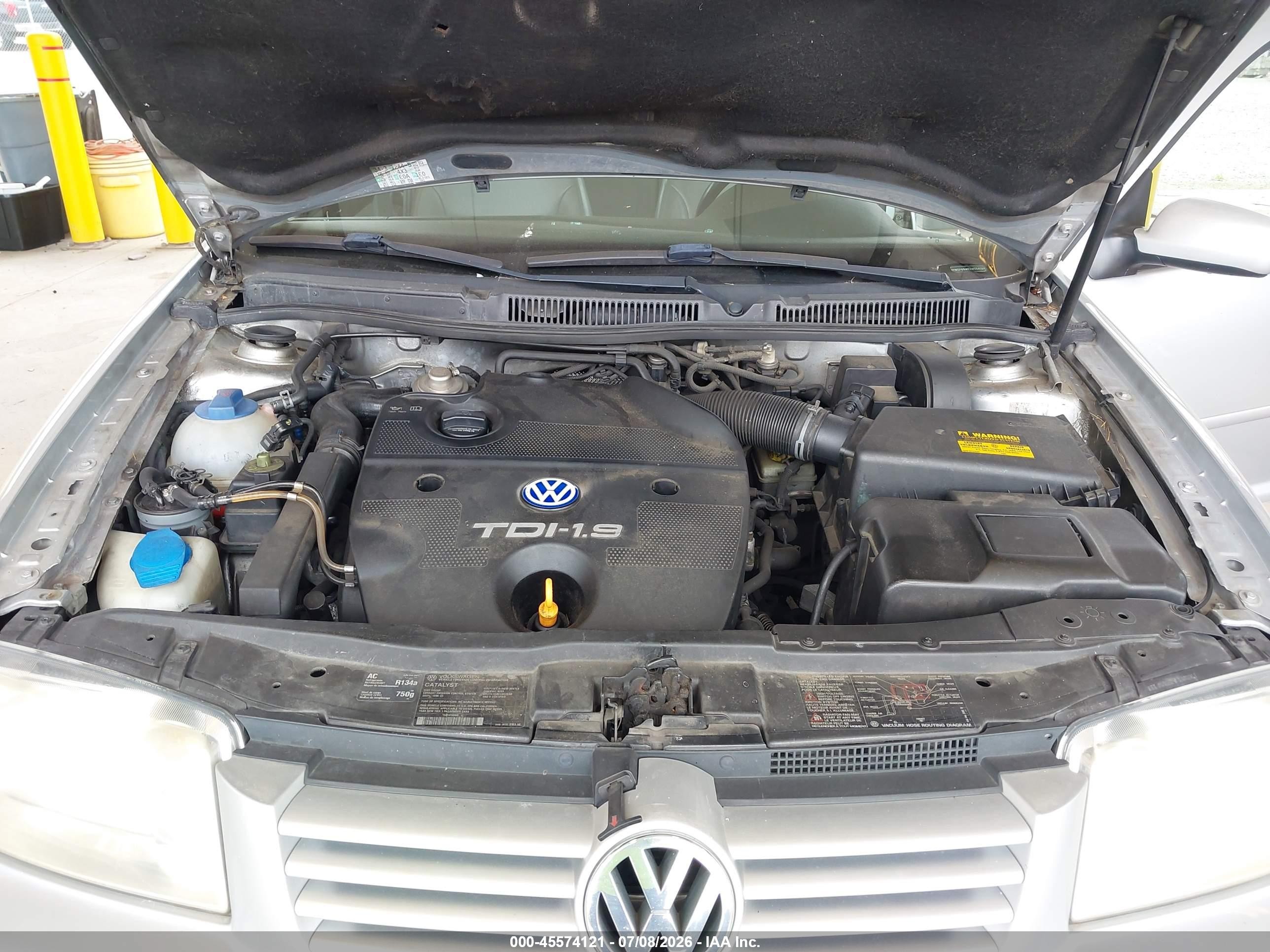 2002 Volkswagen Jetta Gls Tdi Silver vin: 3VWSP69M02M054084