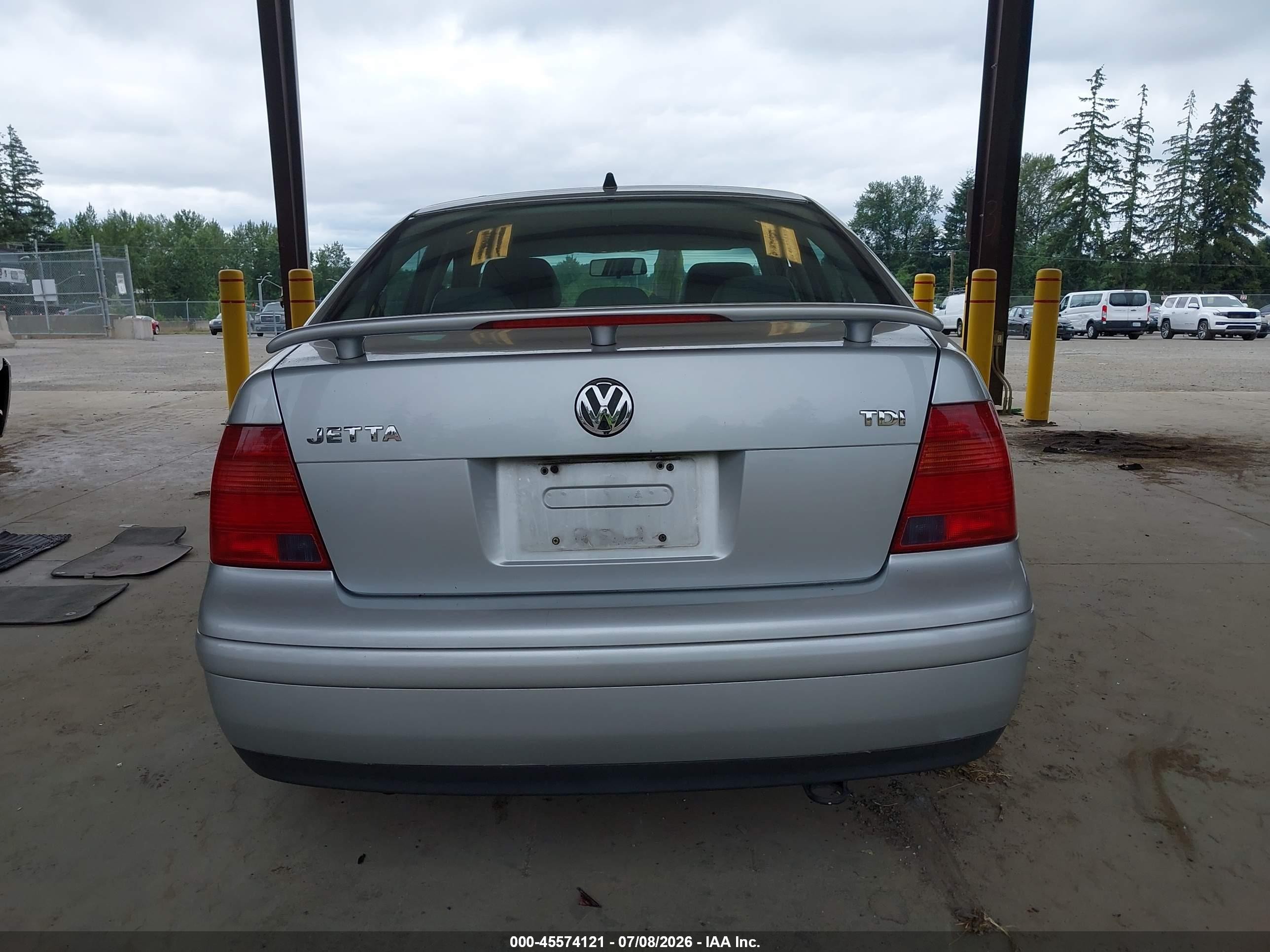 2002 Volkswagen Jetta Gls Tdi Silver vin: 3VWSP69M02M054084