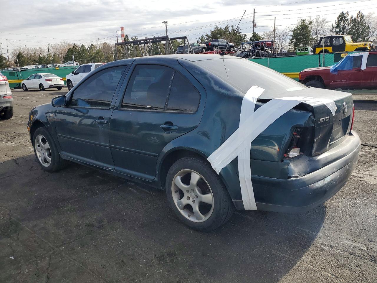2002 Volkswagen Jetta Gls Tdi Blue vin: 3VWSP69M02M063643
