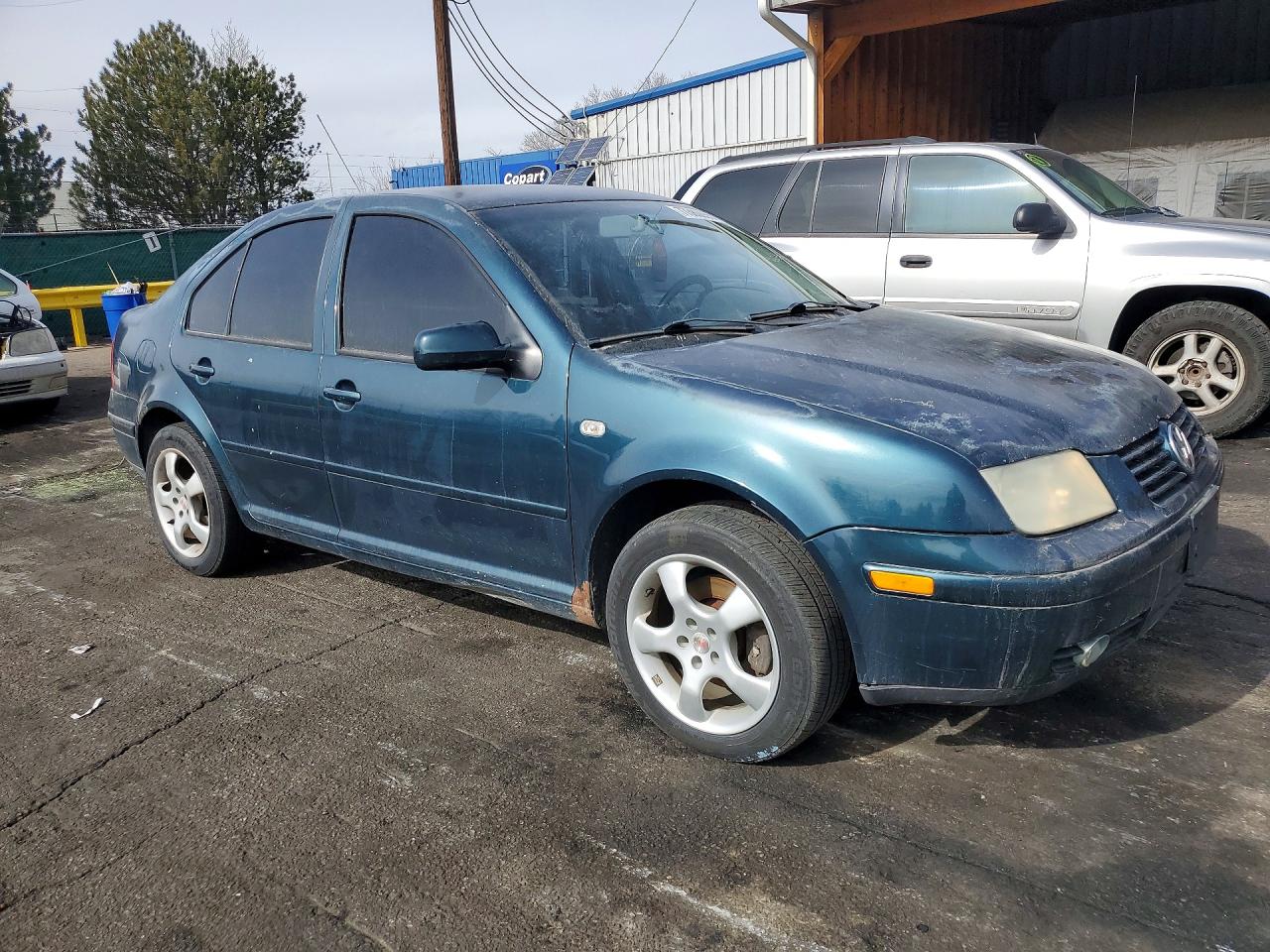 2002 Volkswagen Jetta Gls Tdi Blue vin: 3VWSP69M02M063643