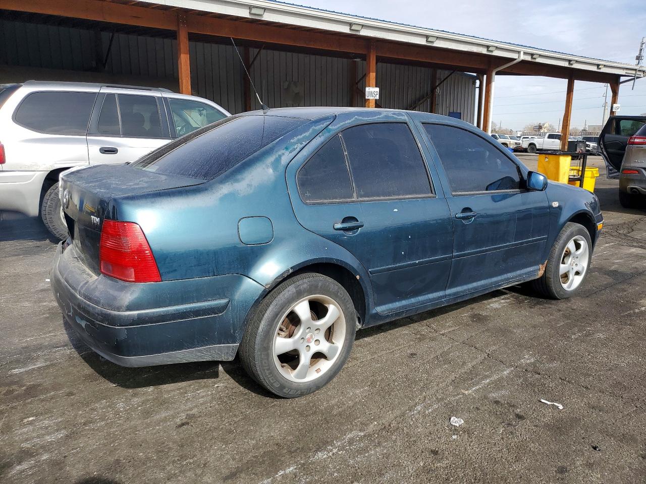 2002 Volkswagen Jetta Gls Tdi Blue vin: 3VWSP69M02M063643