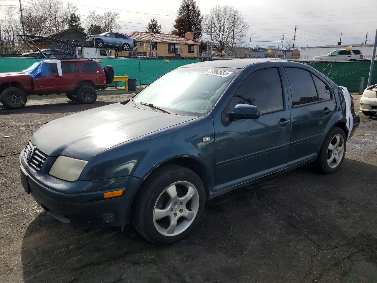 2002 Volkswagen Jetta Gls Tdi Blue vin: 3VWSP69M02M063643