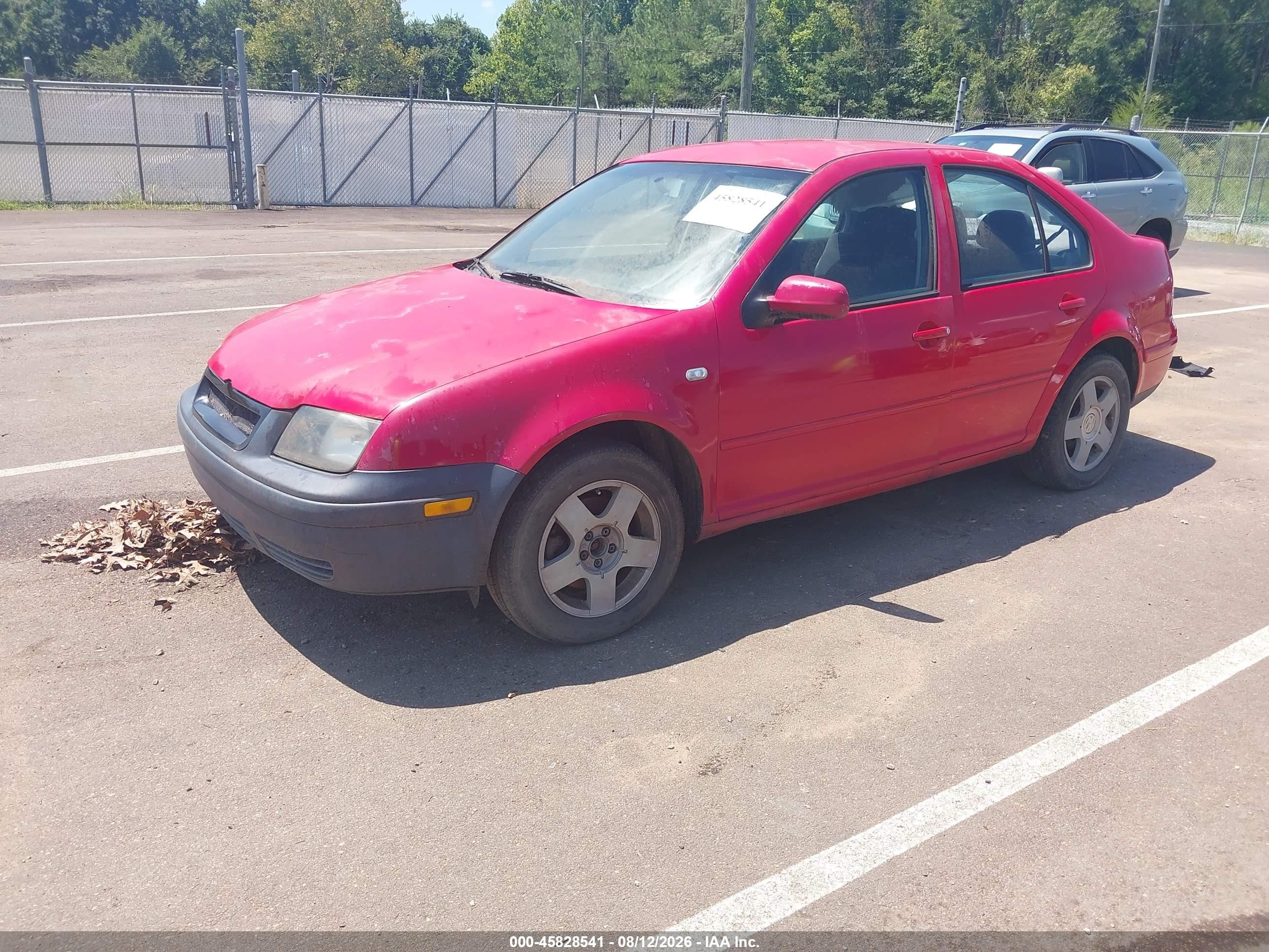 2002 Volkswagen Jetta Gls Tdi Red vin: 3VWSP69M12M068415