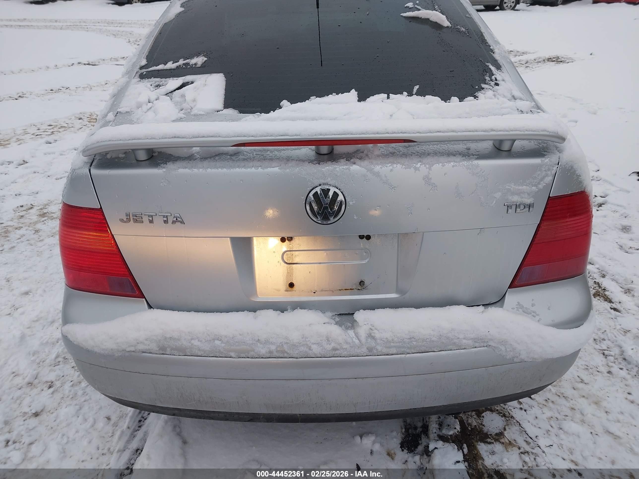 2002 Volkswagen Jetta Gls Tdi Silver vin: 3VWSP69M12M103289
