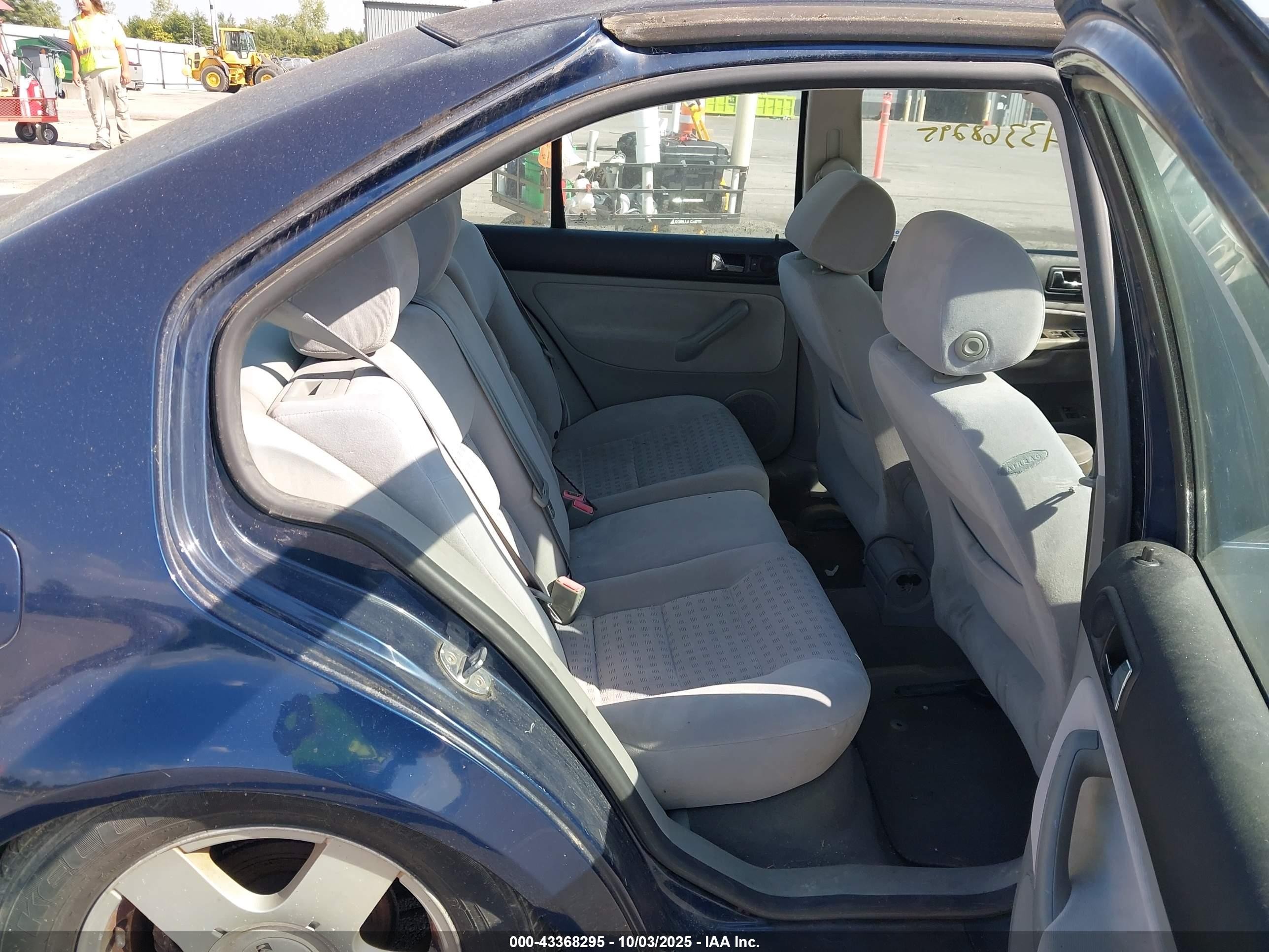 2002 Volkswagen Jetta Gls Tdi Blue vin: 3VWSP69M22M076538