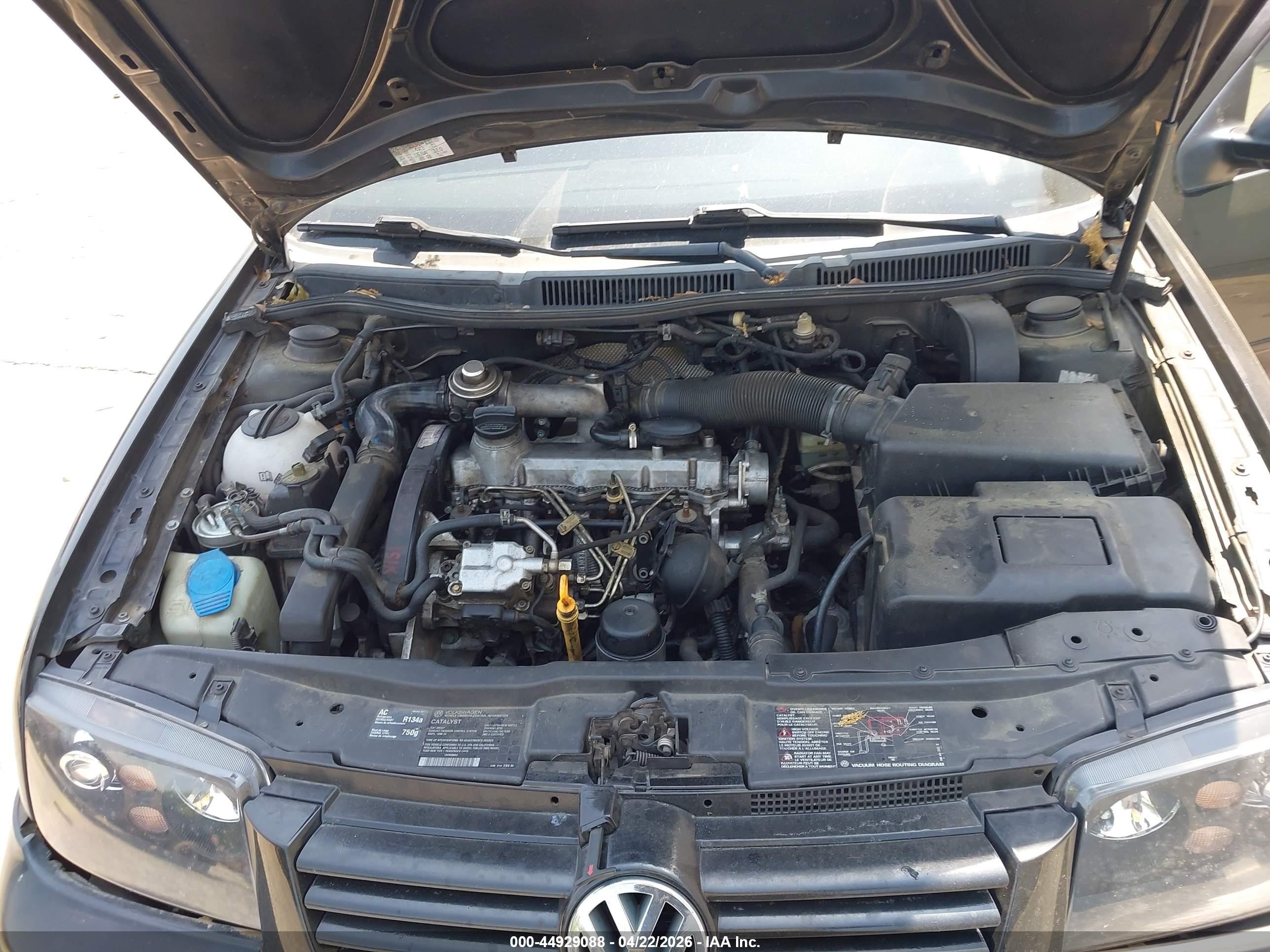 2002 Volkswagen Jetta Gls Tdi Black vin: 3VWSP69M32M006255