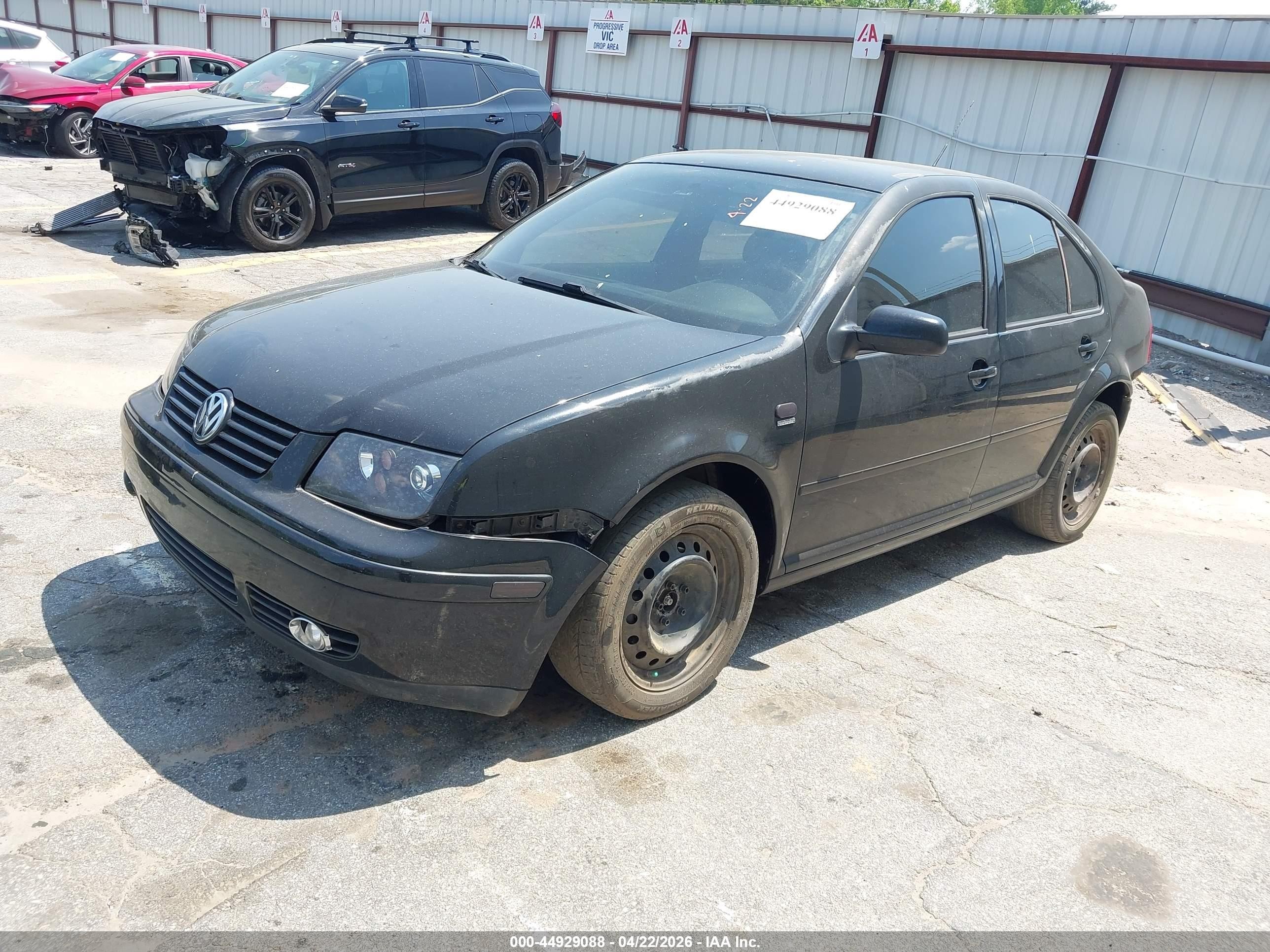 2002 Volkswagen Jetta Gls Tdi Black vin: 3VWSP69M32M006255