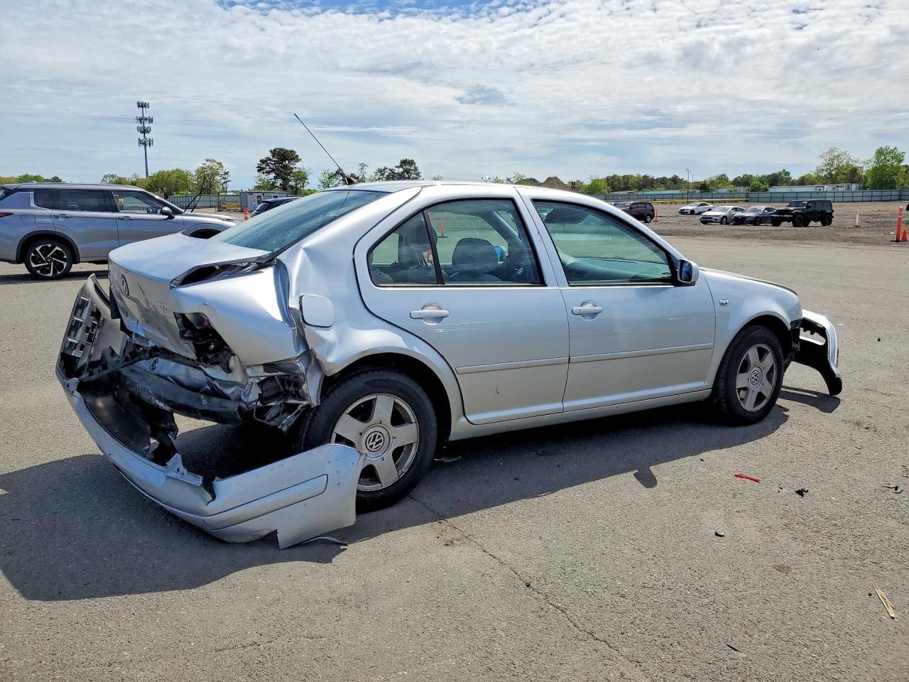 2002 Volkswagen Jetta Gls Tdi Silver vin: 3VWSP69M32M045279