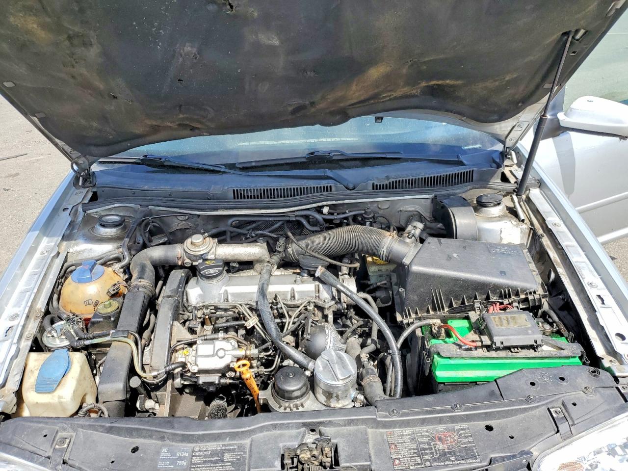 2002 Volkswagen Jetta Gls Tdi Silver vin: 3VWSP69M32M045279