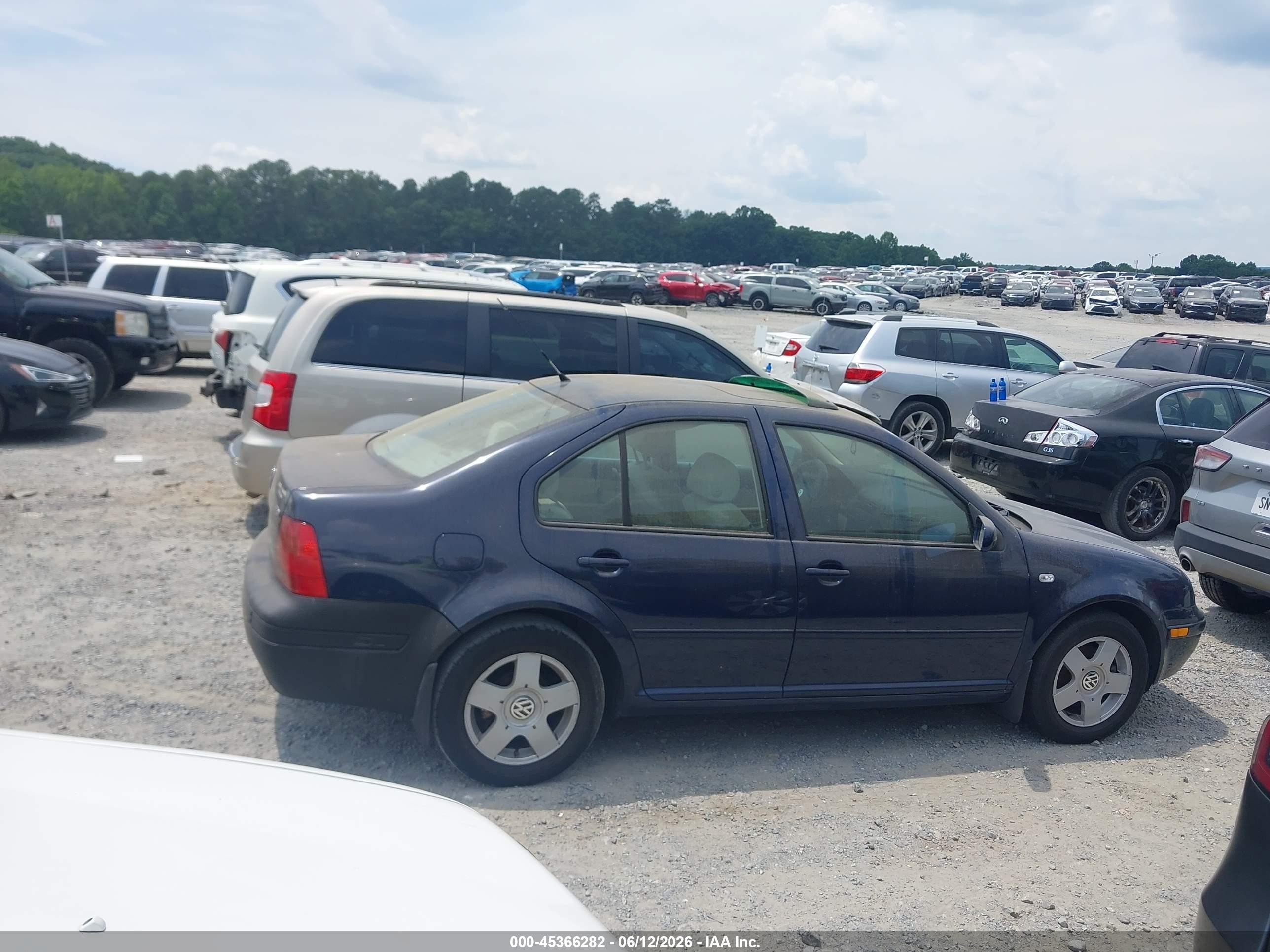 2002 Volkswagen Jetta Gls Tdi Dark Blue vin: 3VWSP69M32M072949