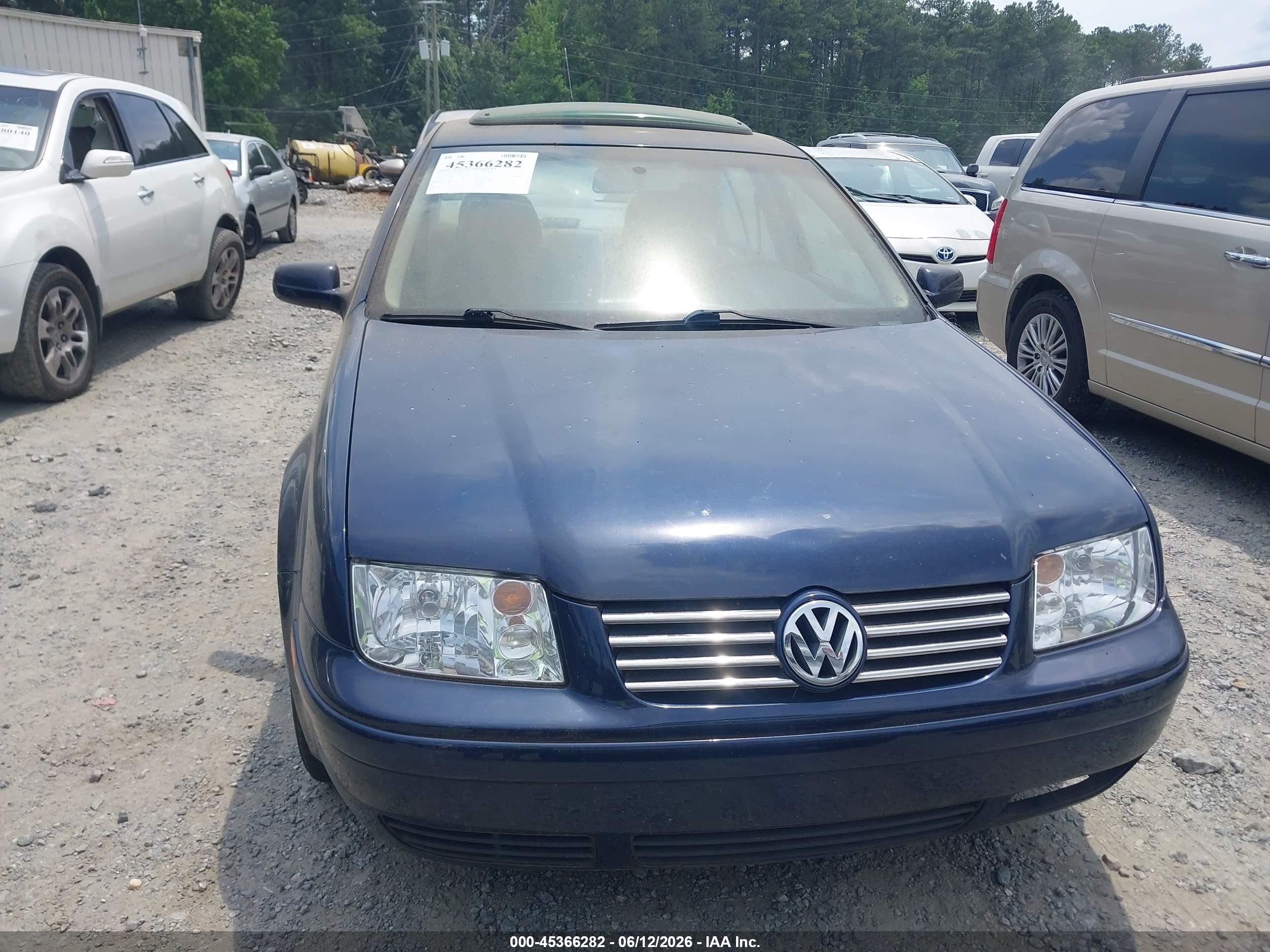 2002 Volkswagen Jetta Gls Tdi Dark Blue vin: 3VWSP69M32M072949