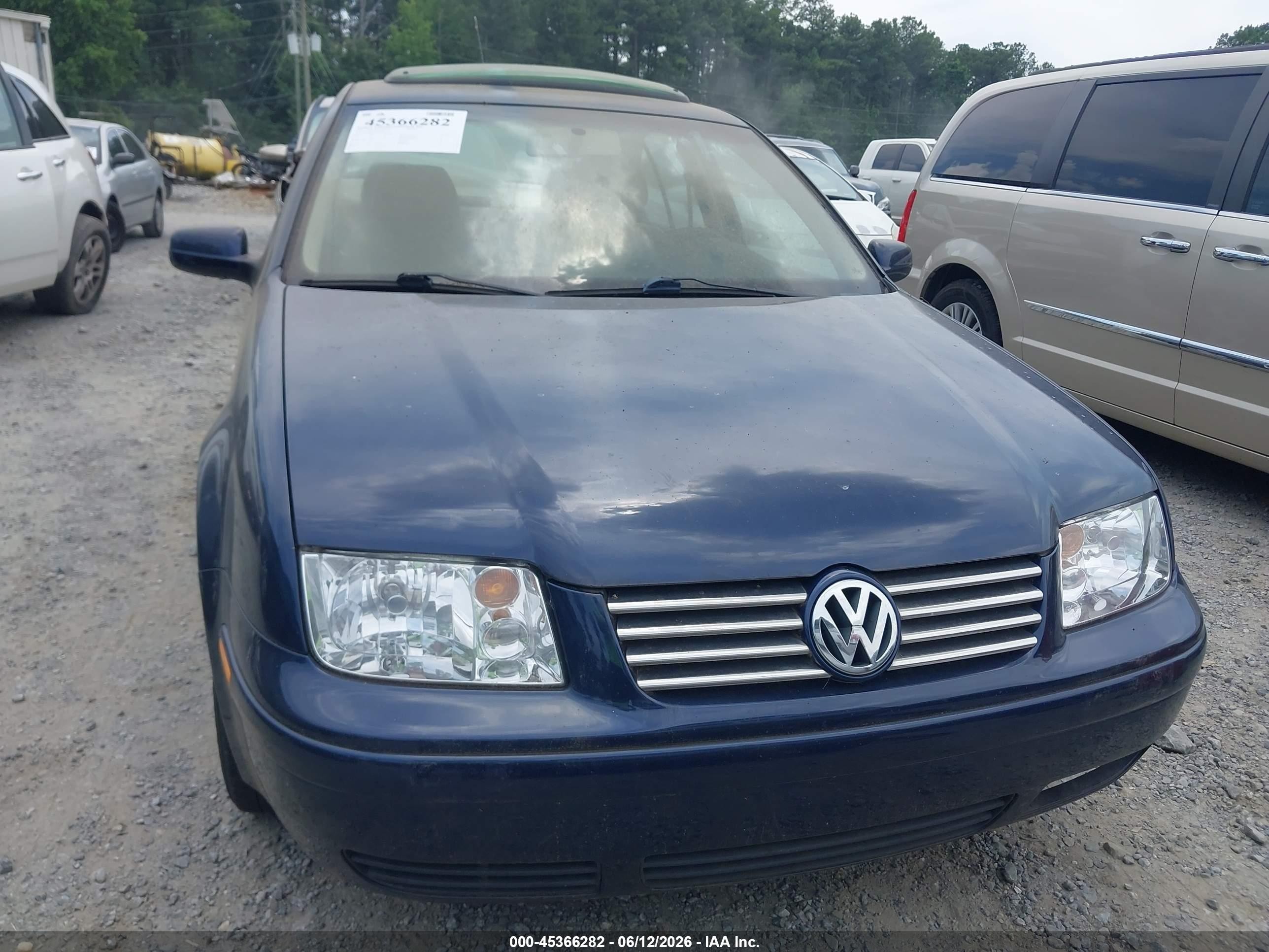 2002 Volkswagen Jetta Gls Tdi Dark Blue vin: 3VWSP69M32M072949