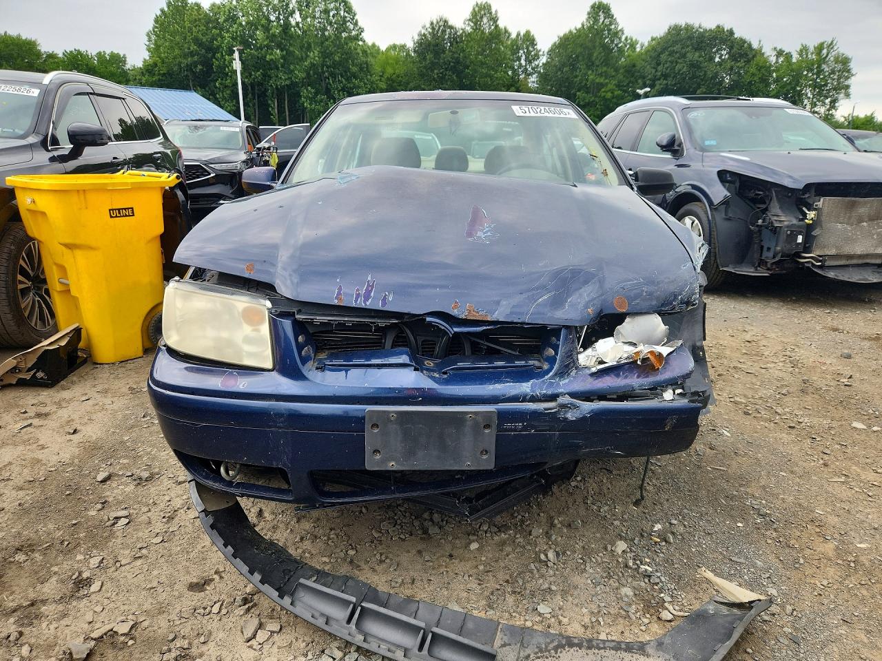 2003 Volkswagen Jetta Gls Tdi Blue vin: 3VWSP69M33M074024