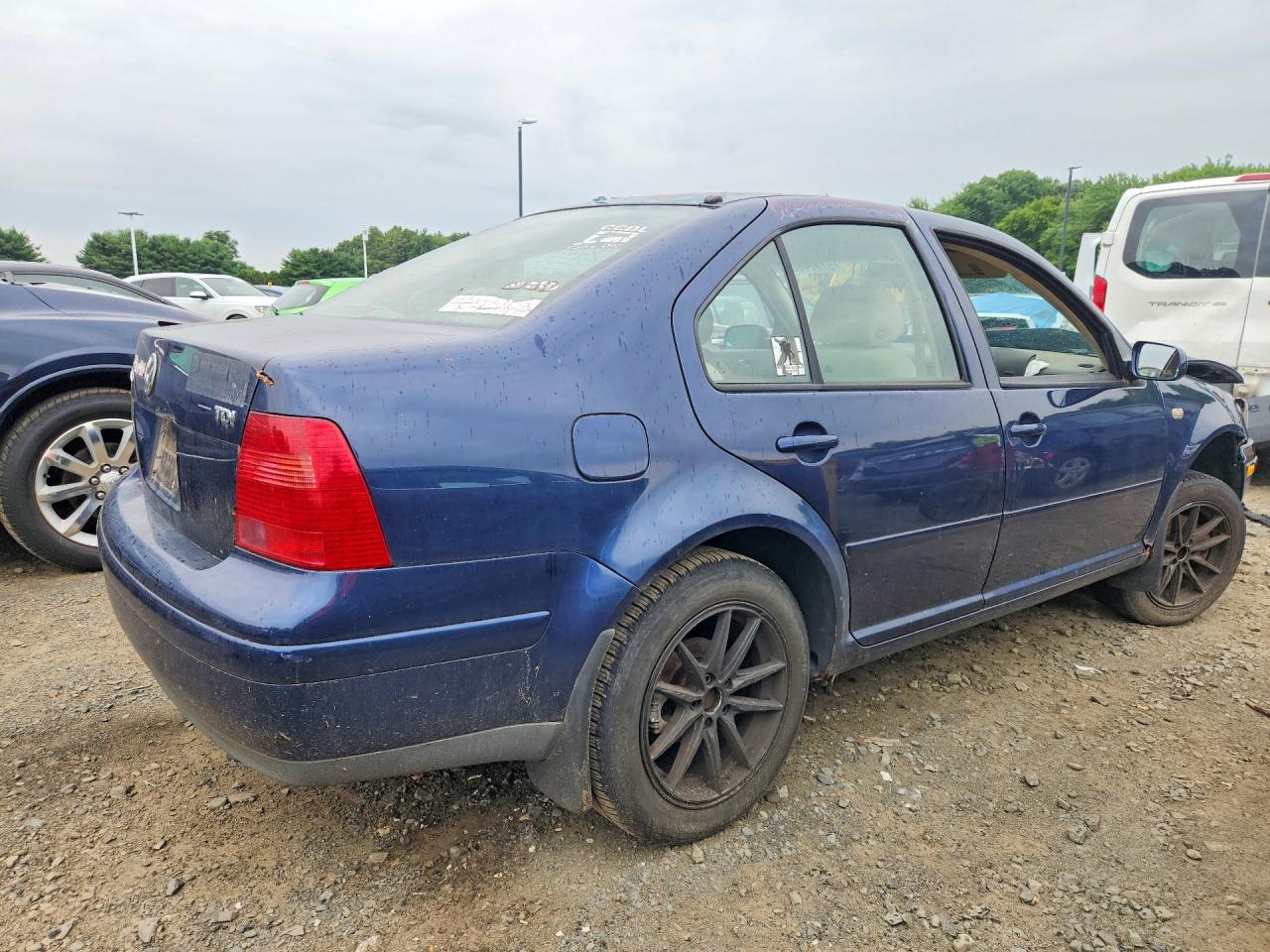 2003 Volkswagen Jetta Gls Tdi Blue vin: 3VWSP69M33M074024