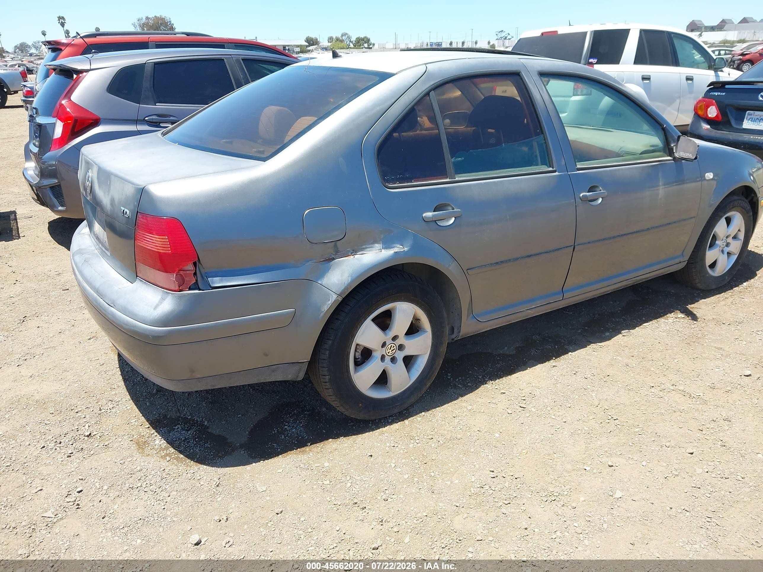 2003 Volkswagen Jetta Gls Tdi Серый vin: 3VWSP69M33M193207