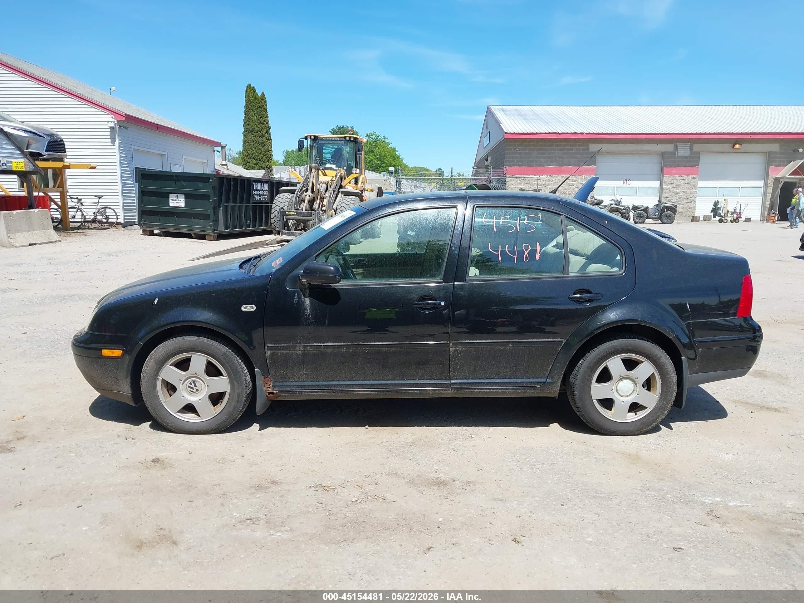 2002 Volkswagen Jetta Gls Tdi Black vin: 3VWSP69M42M045890