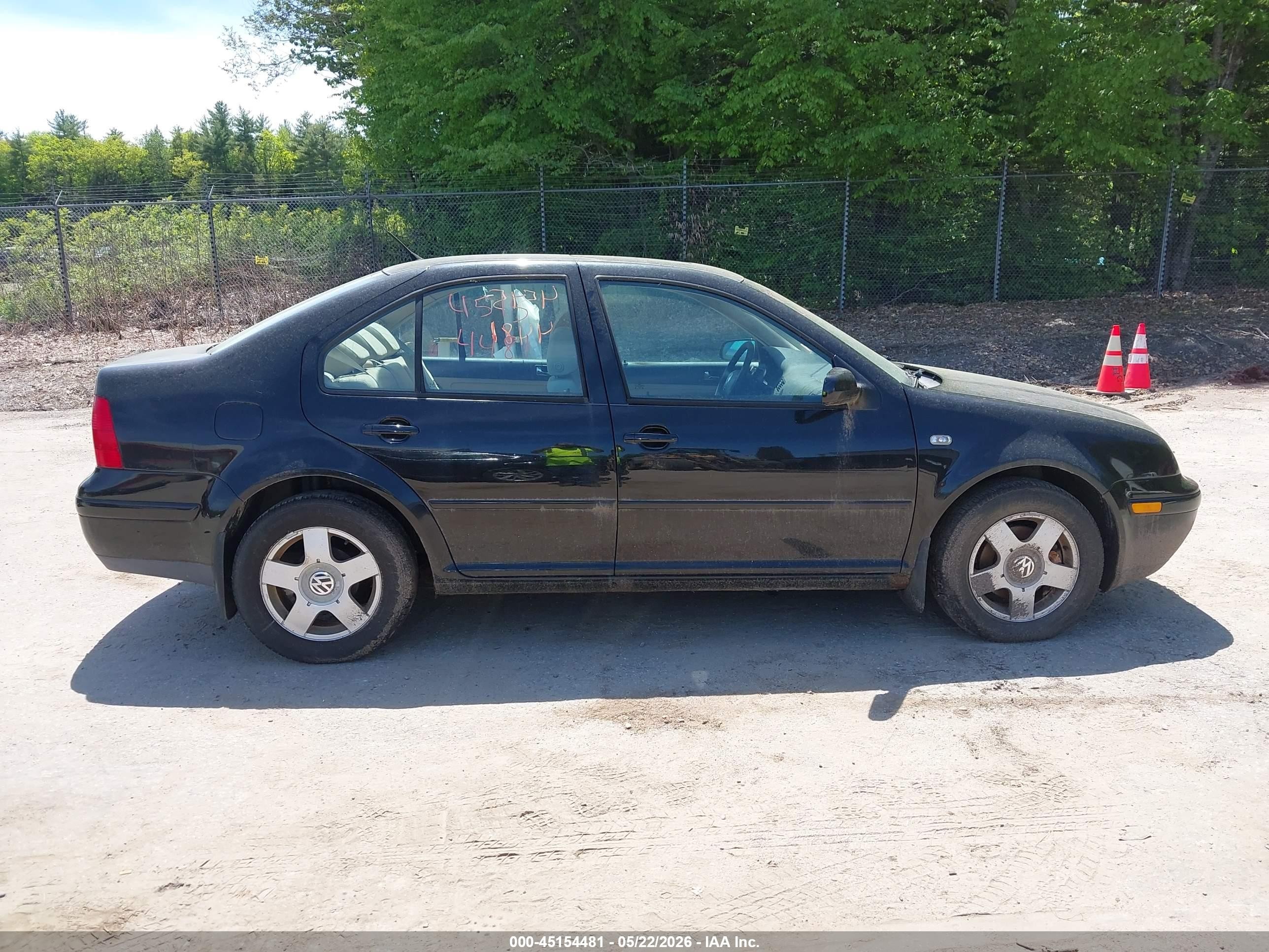 2002 Volkswagen Jetta Gls Tdi Black vin: 3VWSP69M42M045890