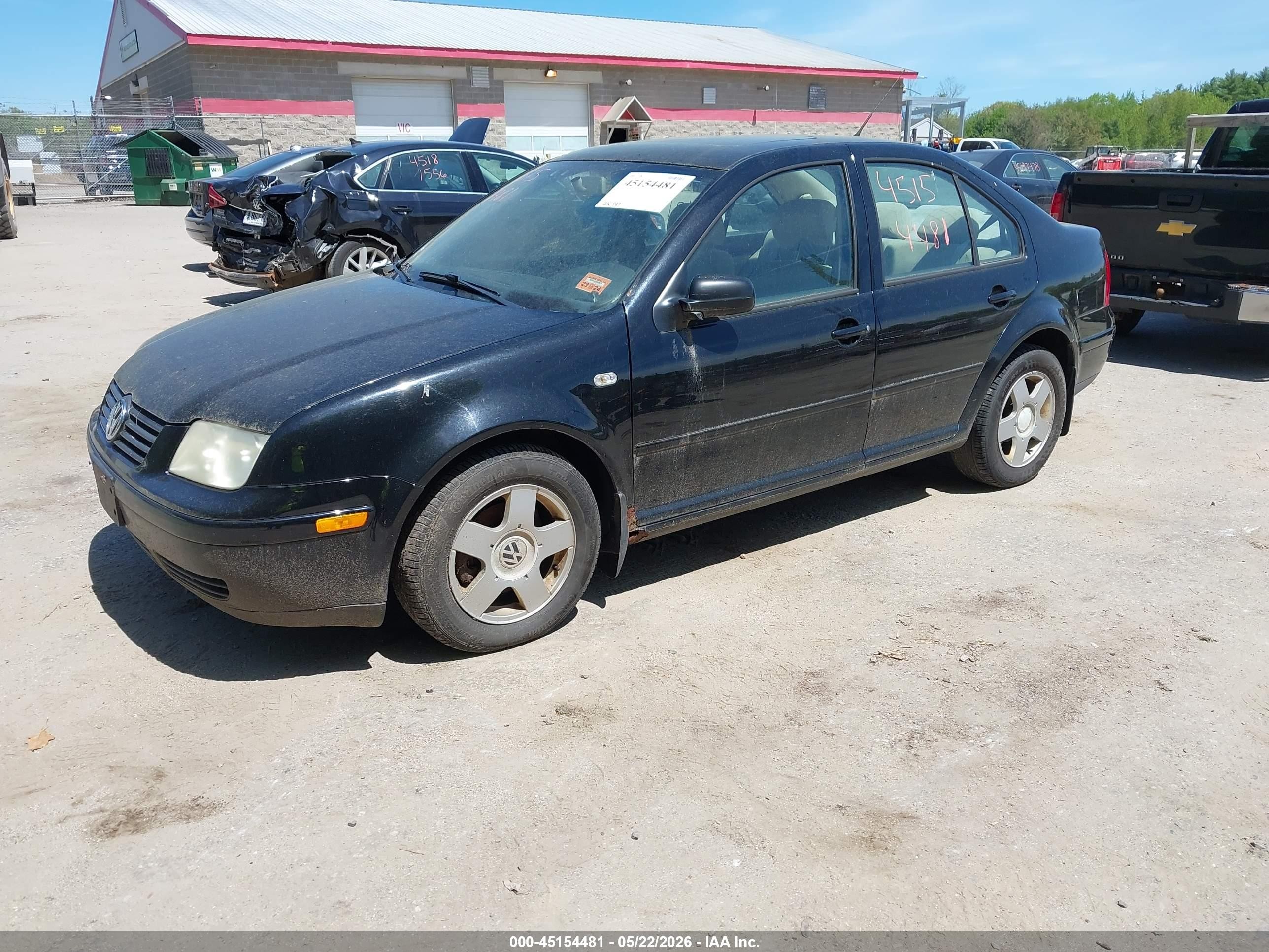 2002 Volkswagen Jetta Gls Tdi Black vin: 3VWSP69M42M045890