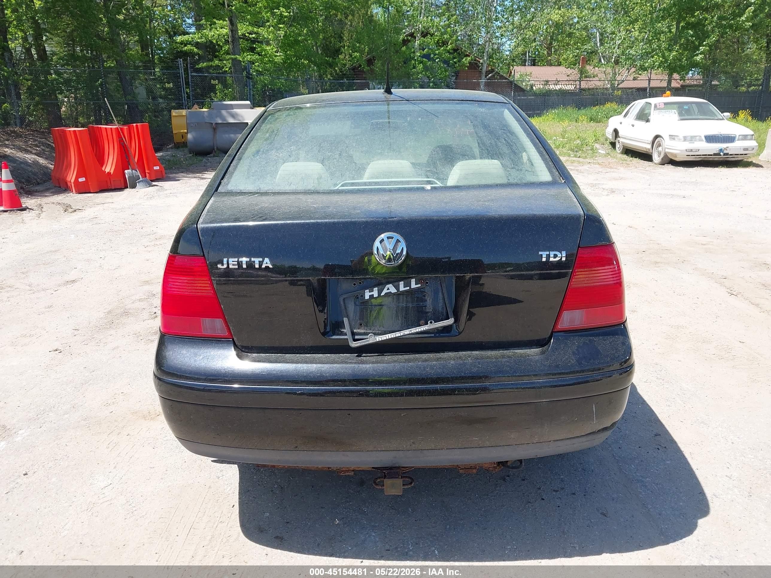 2002 Volkswagen Jetta Gls Tdi Black vin: 3VWSP69M42M045890