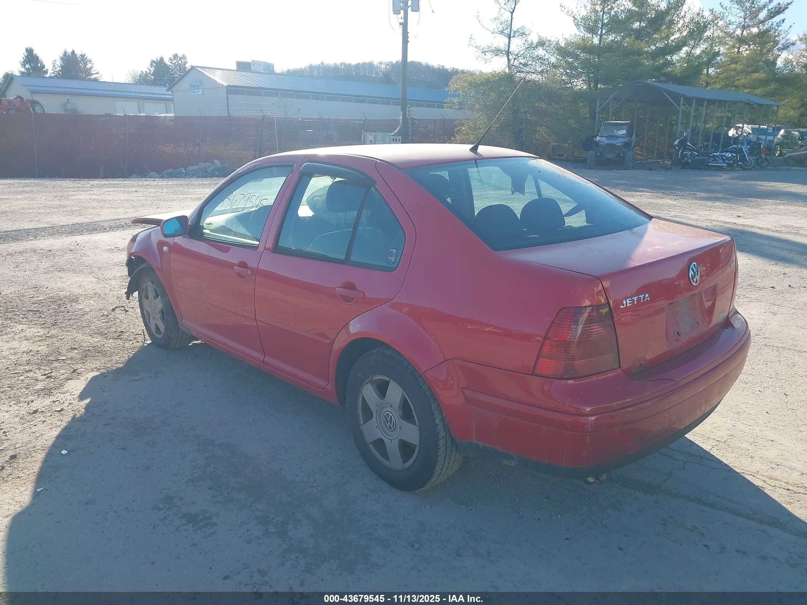 2002 Volkswagen Jetta Gls Tdi Red vin: 3VWSP69M42M089274