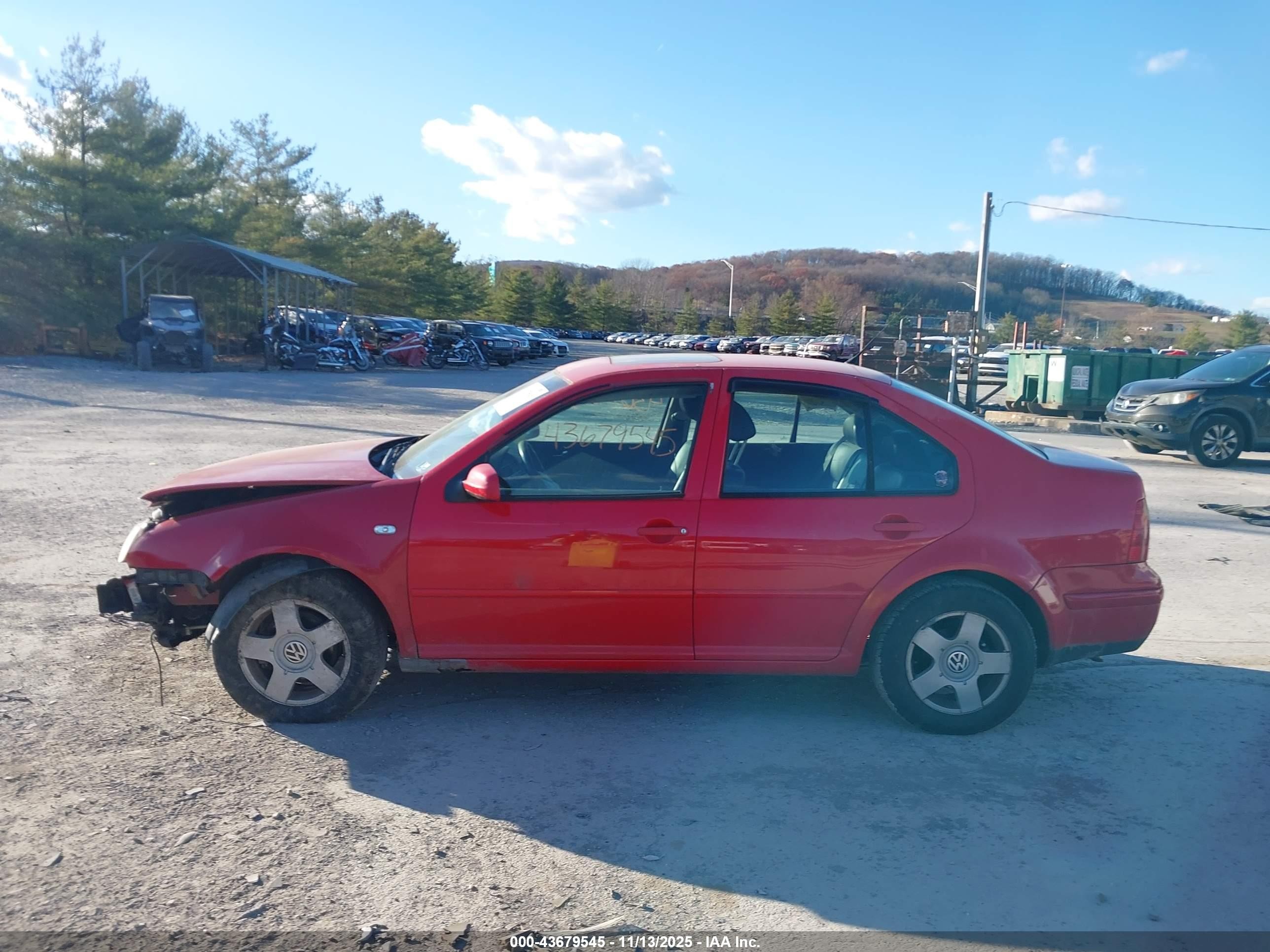 2002 Volkswagen Jetta Gls Tdi Red vin: 3VWSP69M42M089274