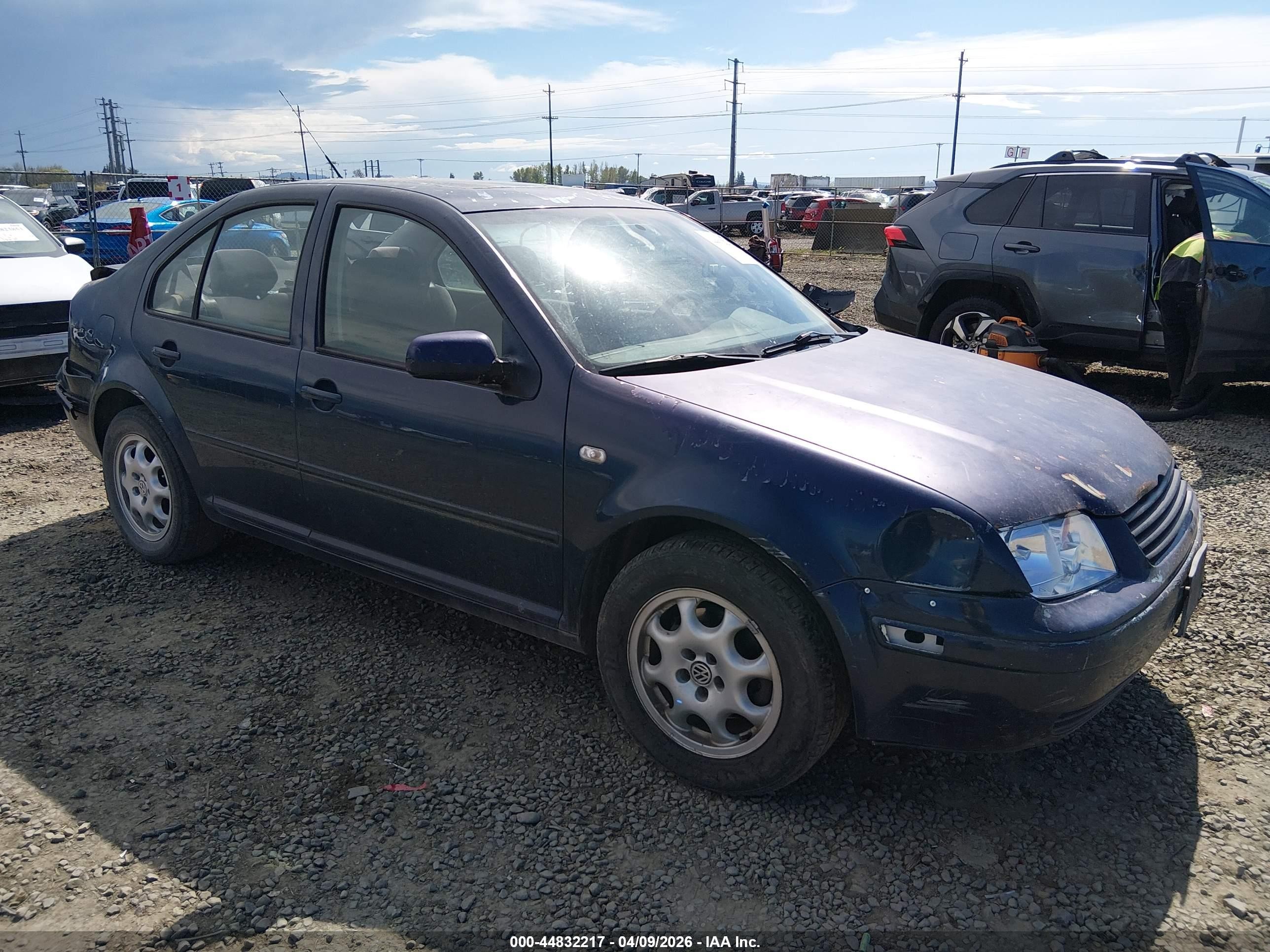 2002 Volkswagen Jetta Gls Tdi Blue vin: 3VWSP69M42M192050