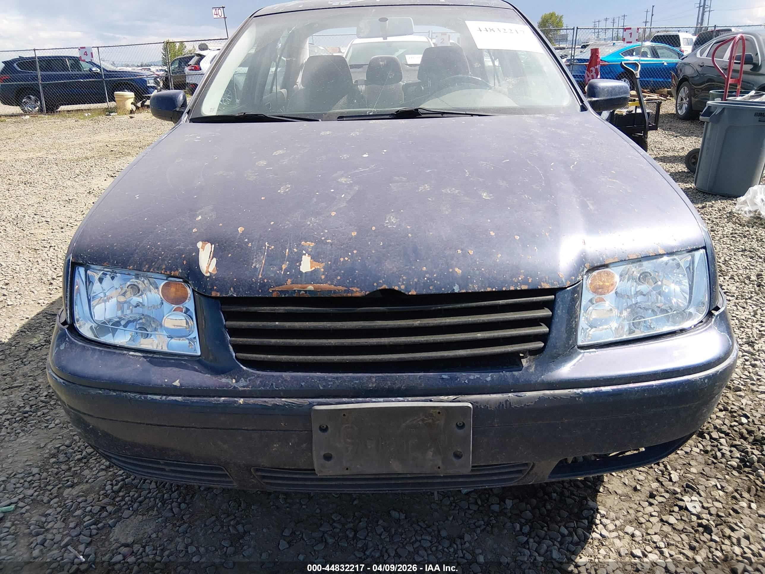 2002 Volkswagen Jetta Gls Tdi Blue vin: 3VWSP69M42M192050