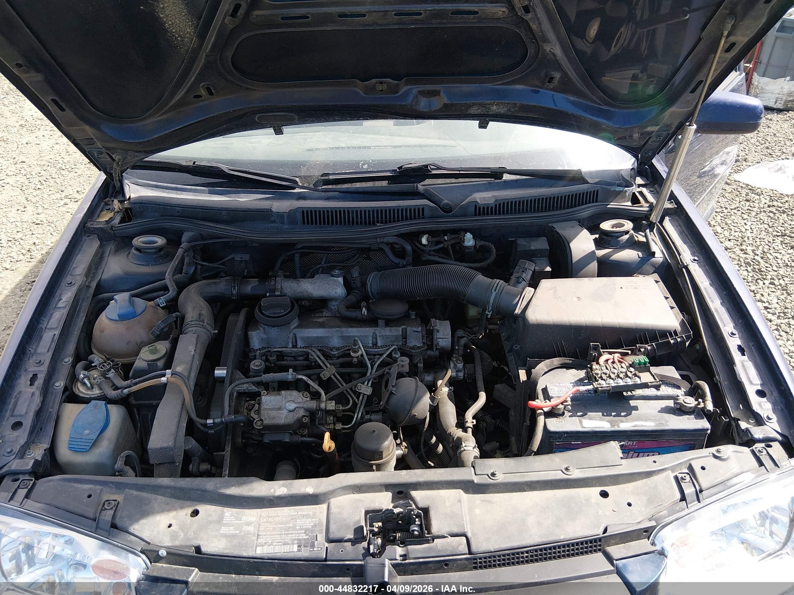 2002 Volkswagen Jetta Gls Tdi Blue vin: 3VWSP69M42M192050