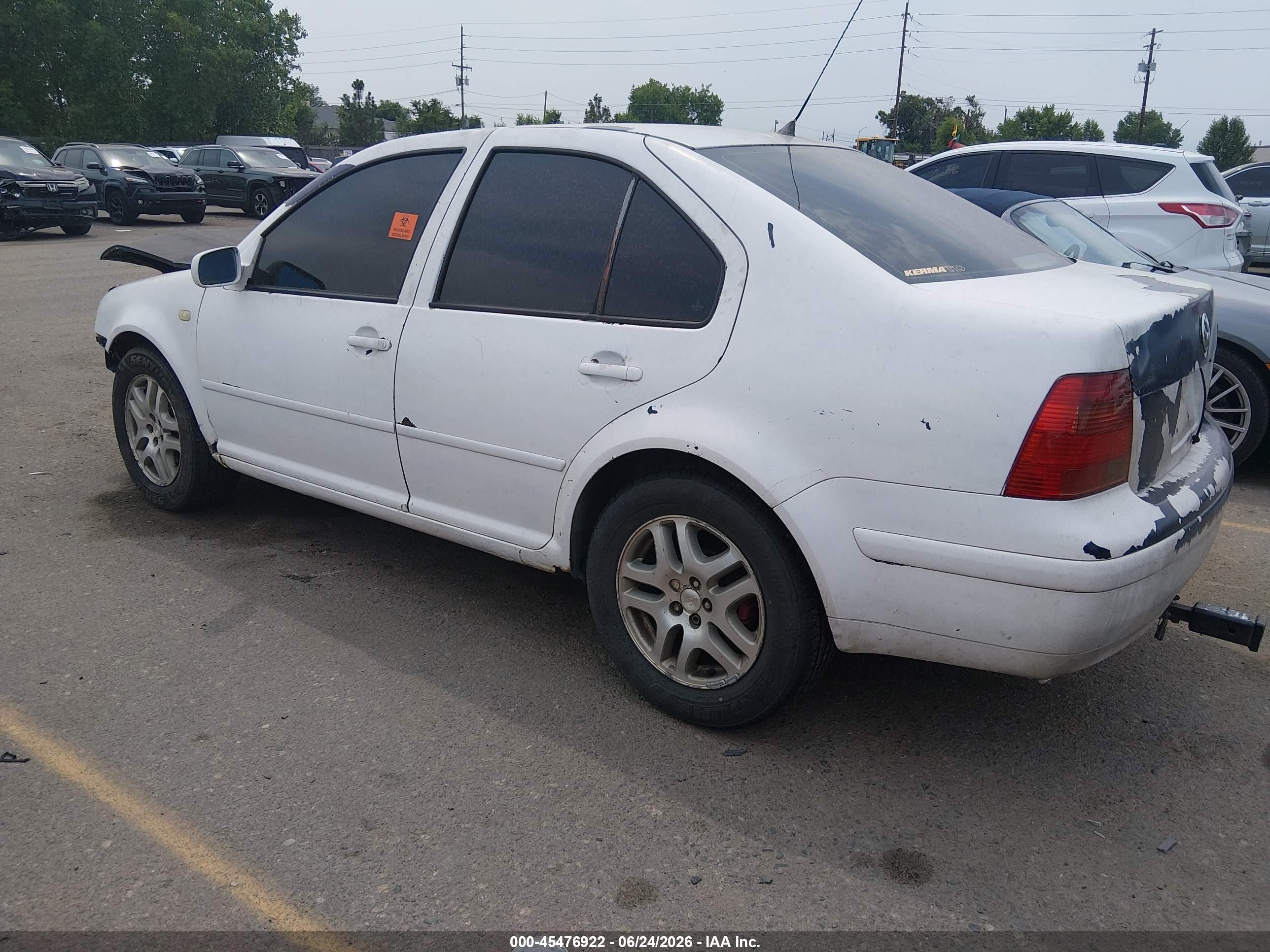 2001 Volkswagen Jetta Gls Tdi Белый vin: 3VWSP69M51M179659