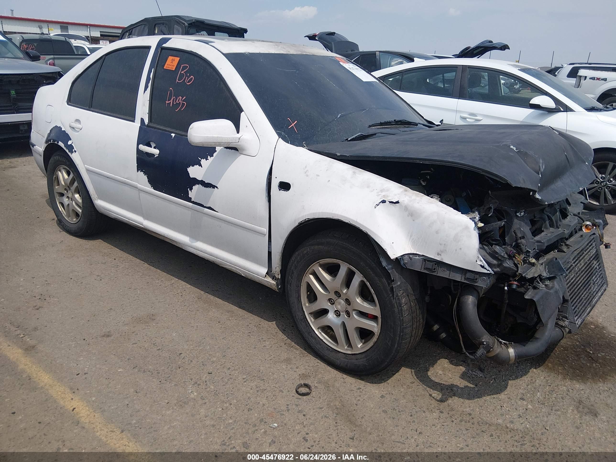 2001 Volkswagen Jetta Gls Tdi Белый vin: 3VWSP69M51M179659