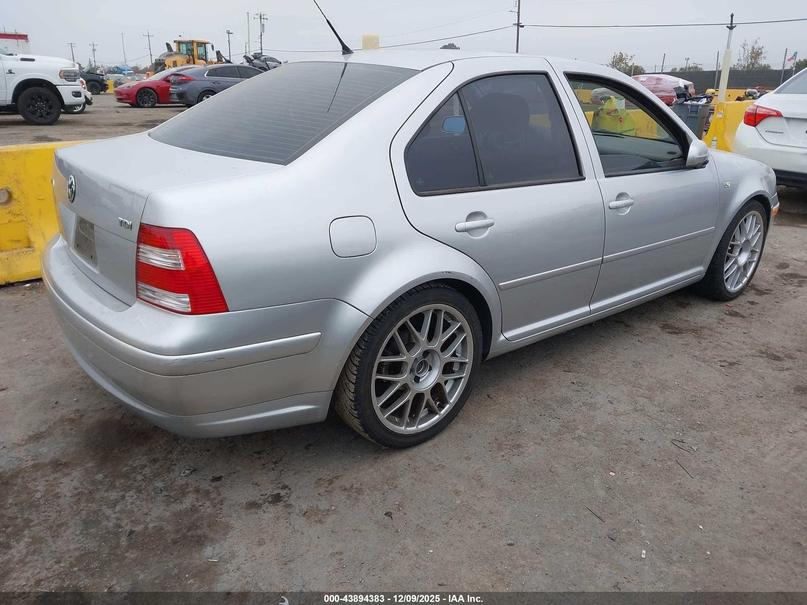 2002 Volkswagen Jetta Gls Tdi Silver vin: 3VWSP69M52M011974