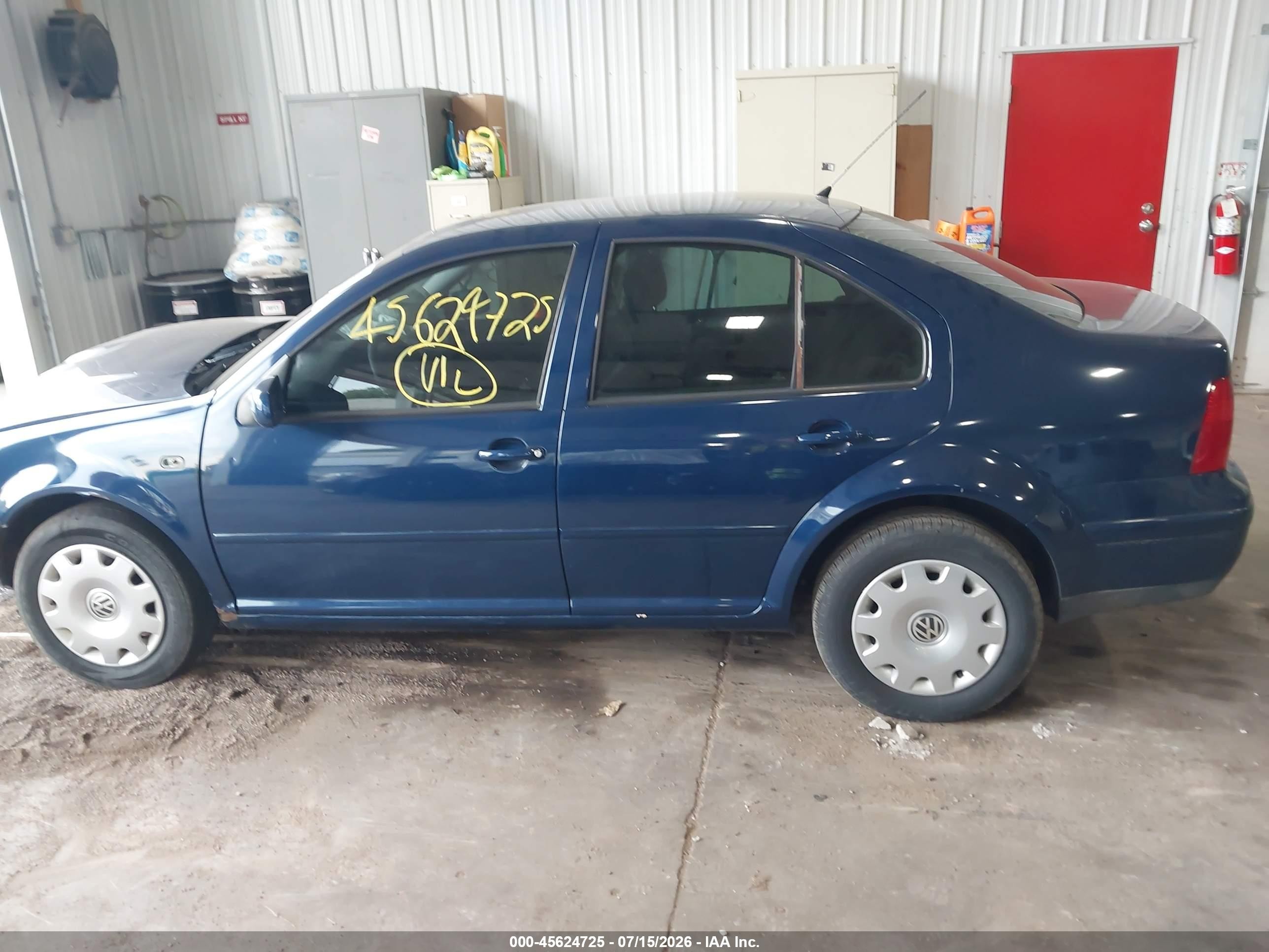 2002 Volkswagen Jetta Gls Tdi Blue vin: 3VWSP69M52M073973