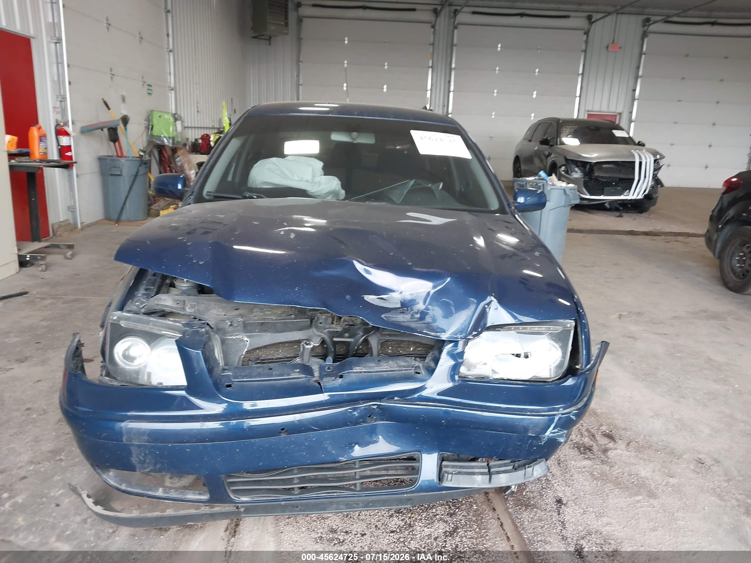 2002 Volkswagen Jetta Gls Tdi Blue vin: 3VWSP69M52M073973