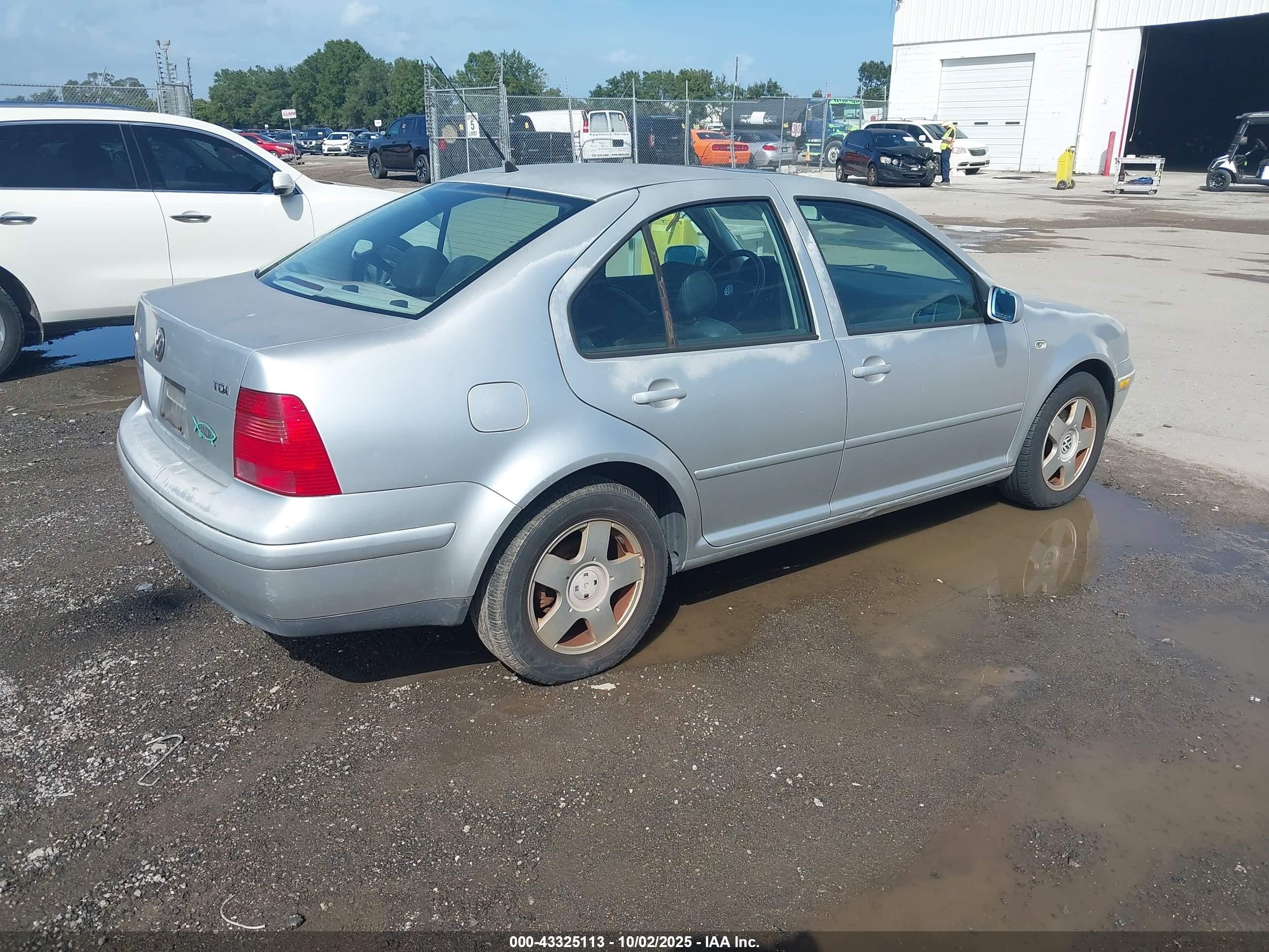 2002 Volkswagen Jetta Gls Tdi Silver vin: 3VWSP69M62M018609