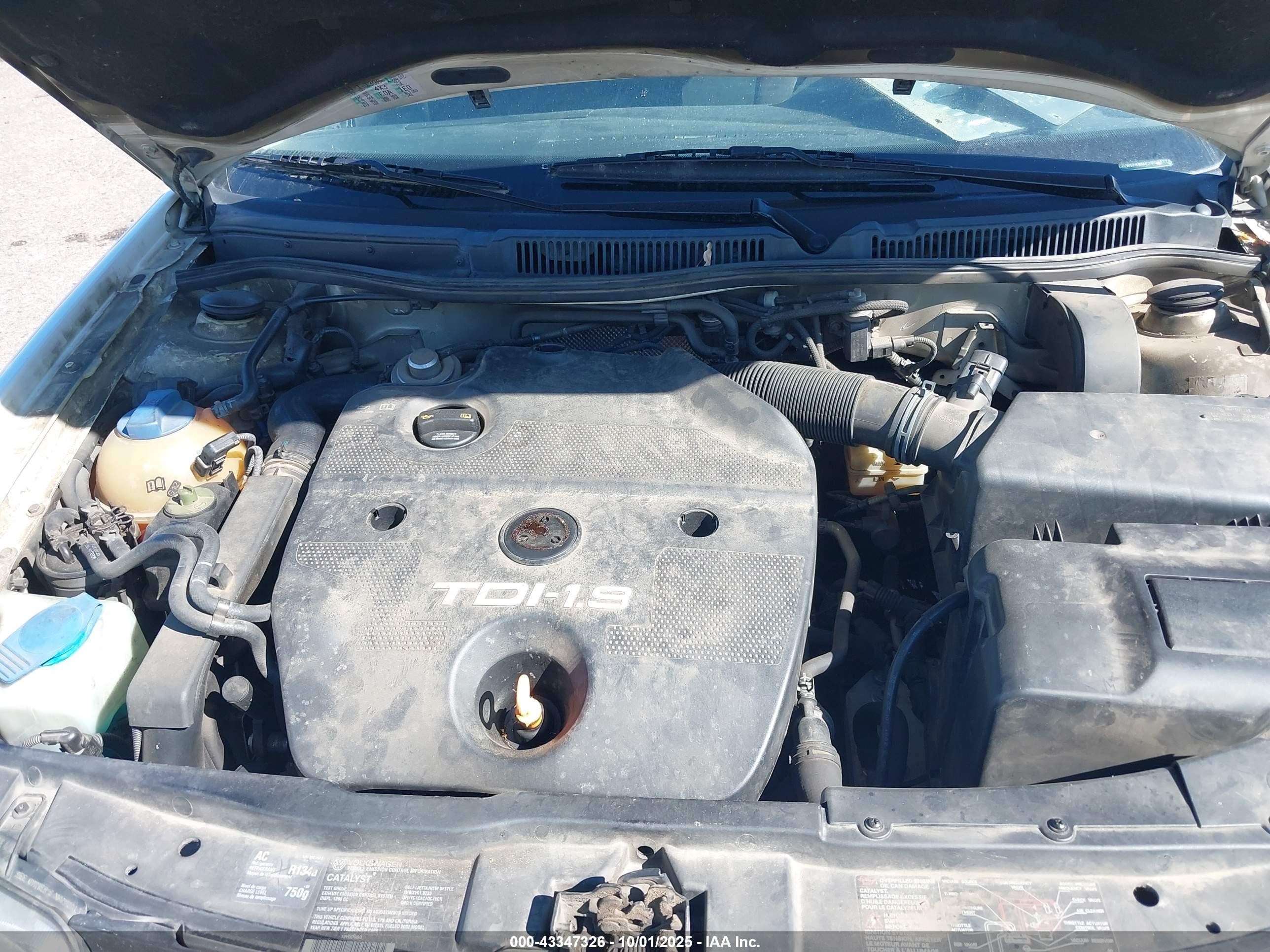 2002 Volkswagen Jetta Gls Tdi Белый vin: 3VWSP69M62M056776