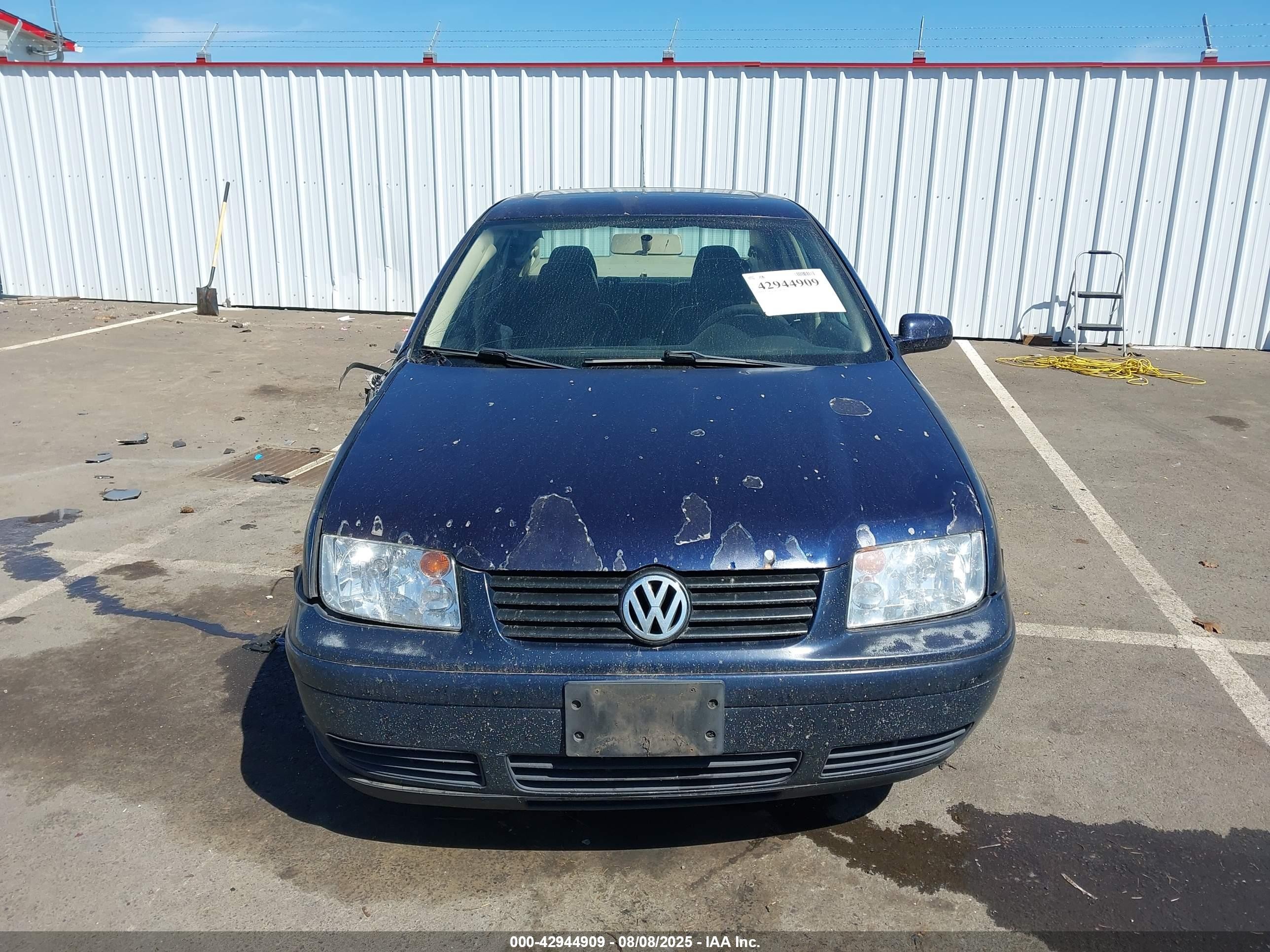 2002 Volkswagen Jetta Gls Tdi Blue vin: 3VWSP69M72M103037