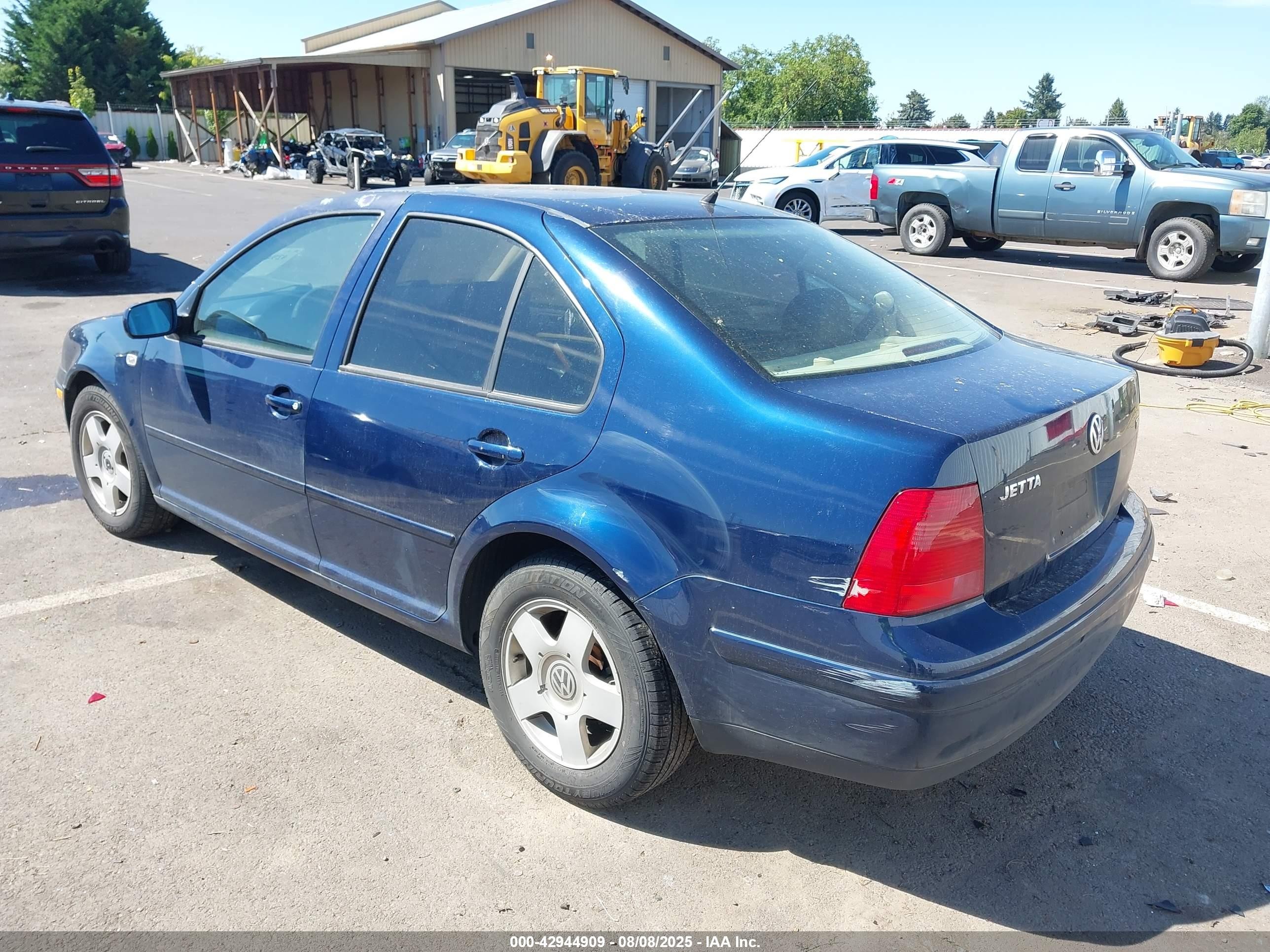 2002 Volkswagen Jetta Gls Tdi Blue vin: 3VWSP69M72M103037