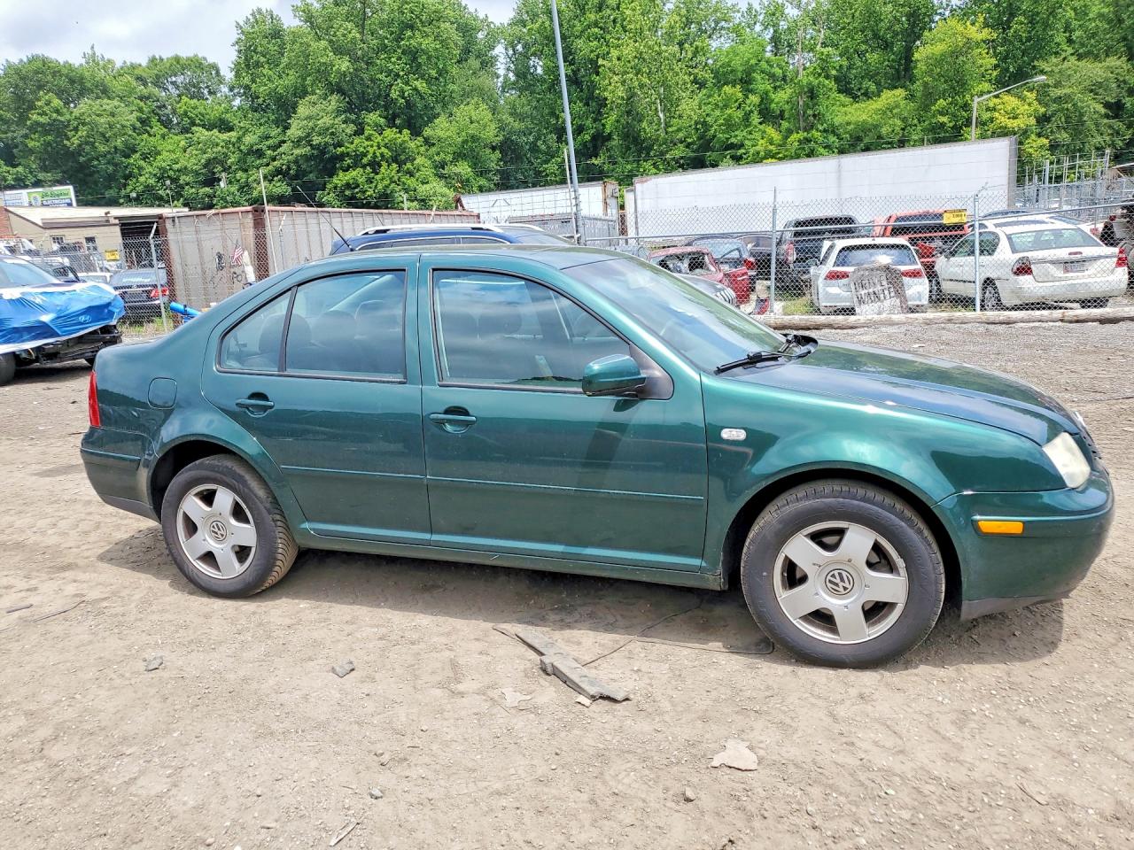 2002 Volkswagen Jetta Gls Tdi Green vin: 3VWSP69M82M174845